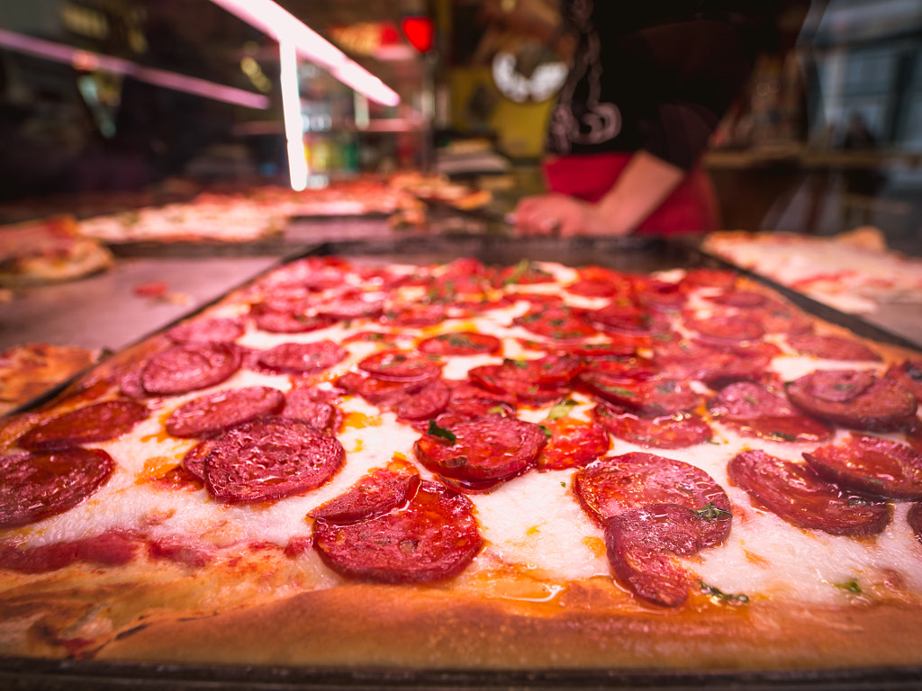 sausage pizza in Florence Italy by alfredogarciatv / Alfredo Garcia Perez on 500px.com