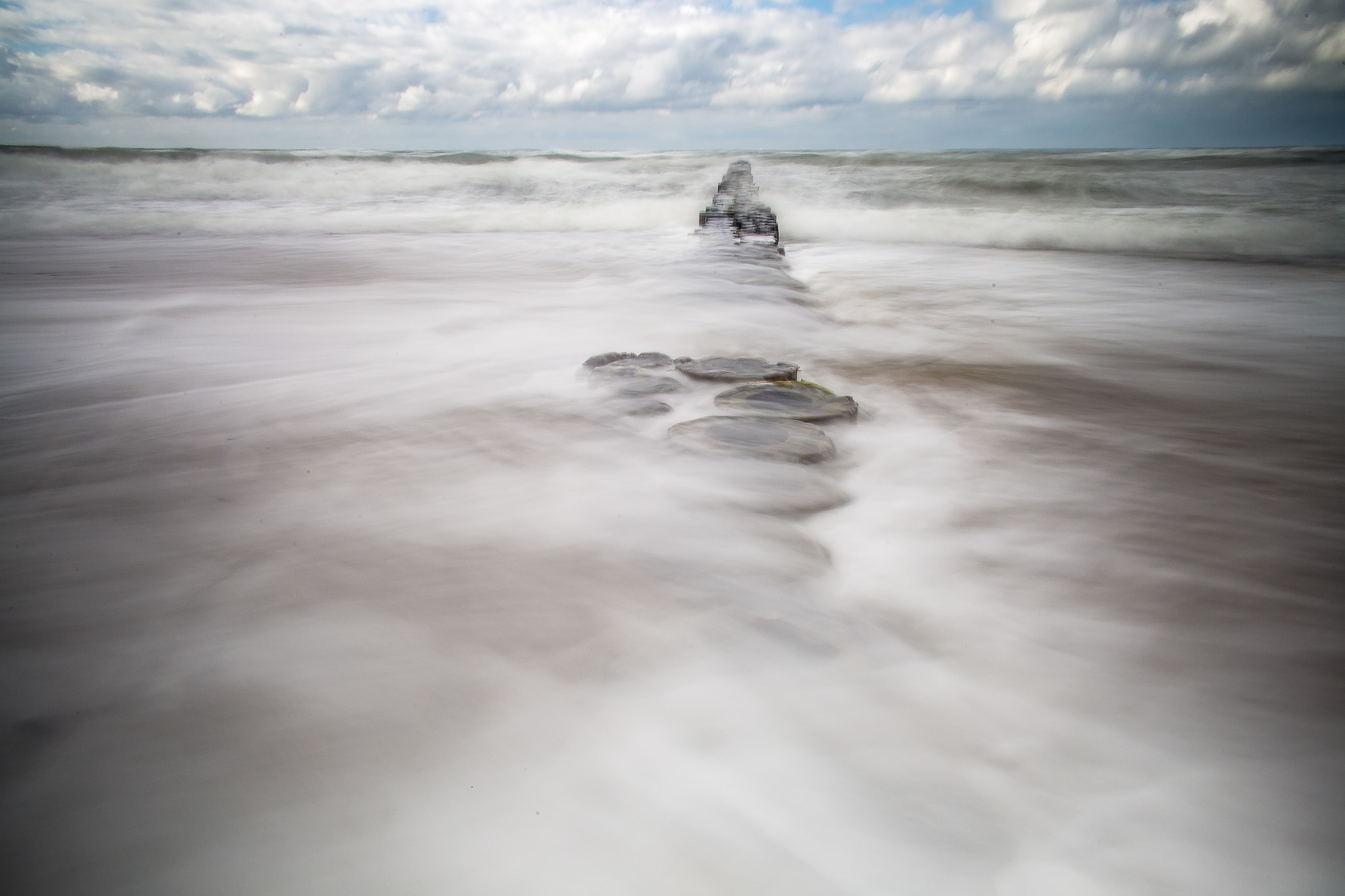 Canon EOS 6D + Canon EF 24-85mm F3.5-4.5 USM sample photo. Dramatic sea photography