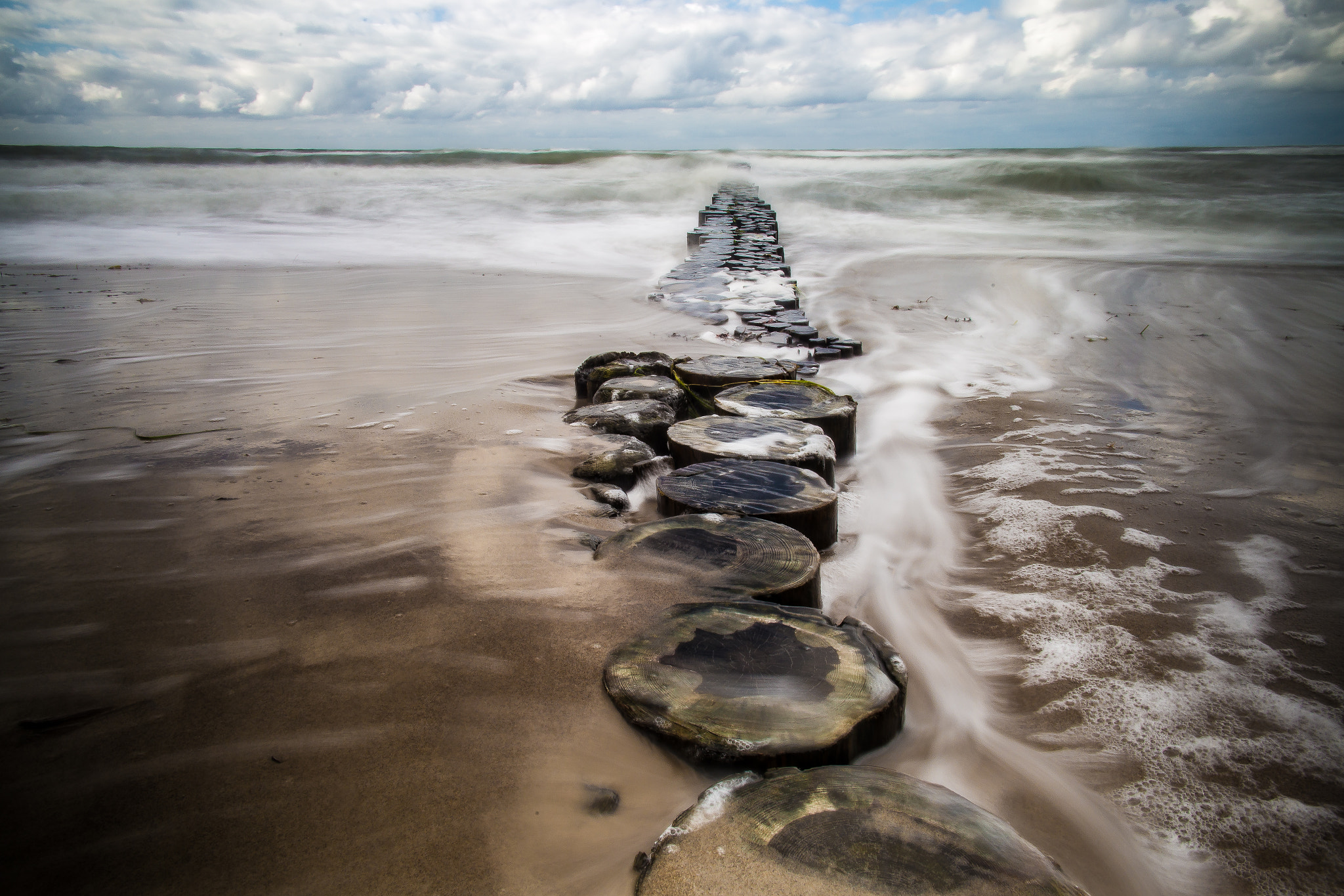 Canon EOS 6D + Canon EF 24-85mm F3.5-4.5 USM sample photo. Dramatic sea photography