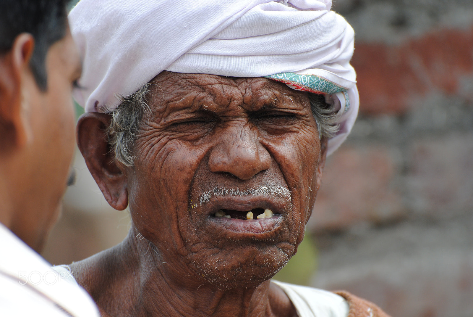 Nikon D3000 sample photo. Facial expression photography