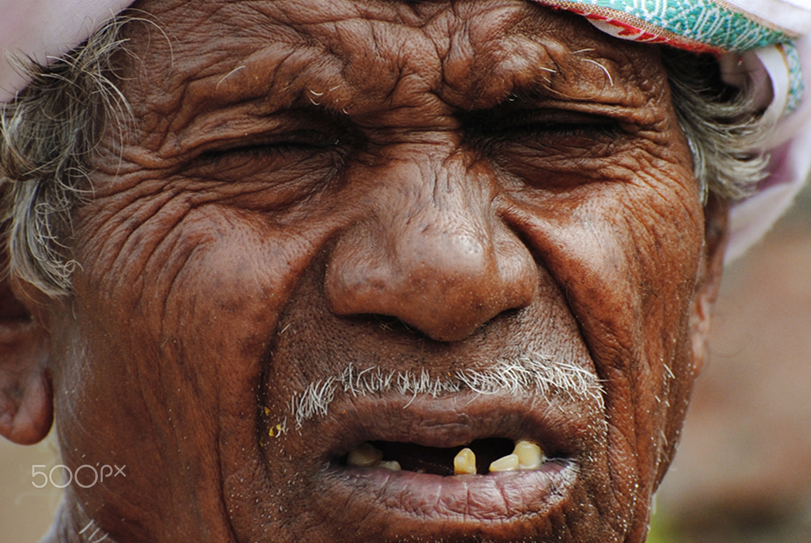 Nikon D3000 sample photo. Facial expression photography