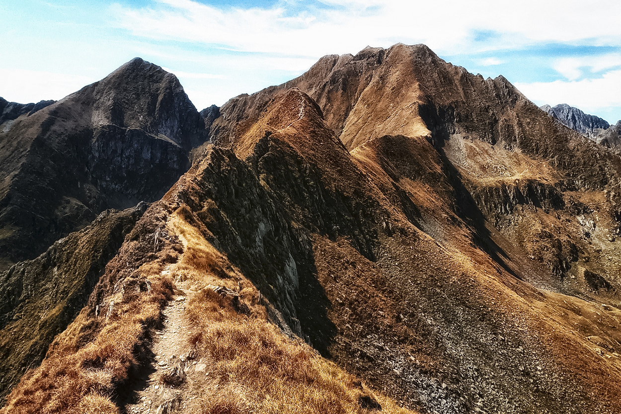 Olympus VR330,D730 sample photo. Fagaras mountains photography