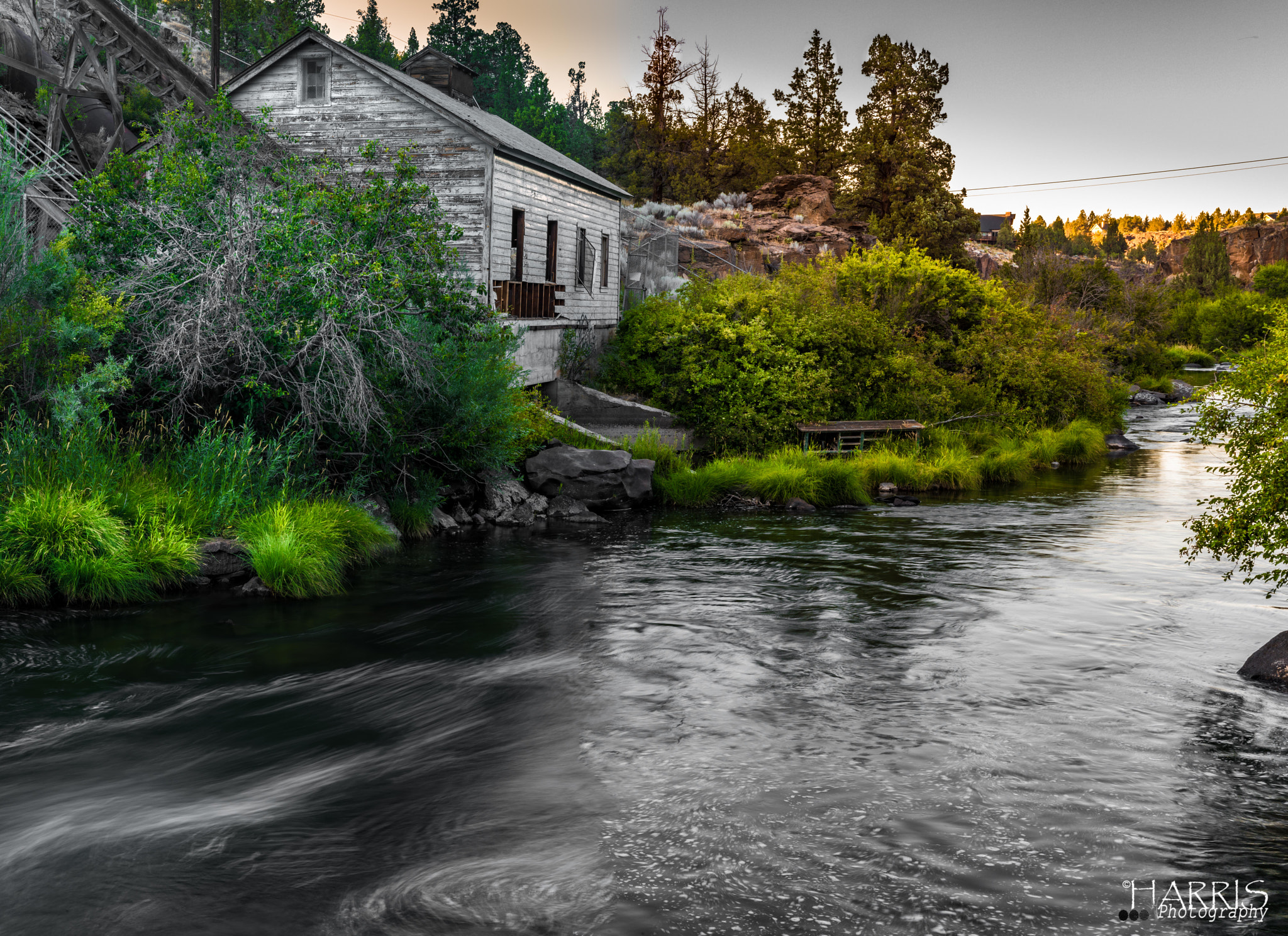 Nikon AF Micro-Nikkor 60mm F2.8D sample photo. Old river mill photography