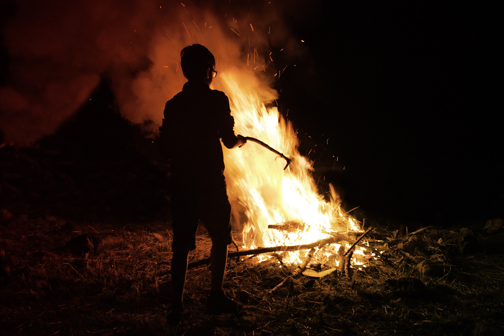 Canon EF-S 24mm F2.8 STM sample photo. Fire keeper photography