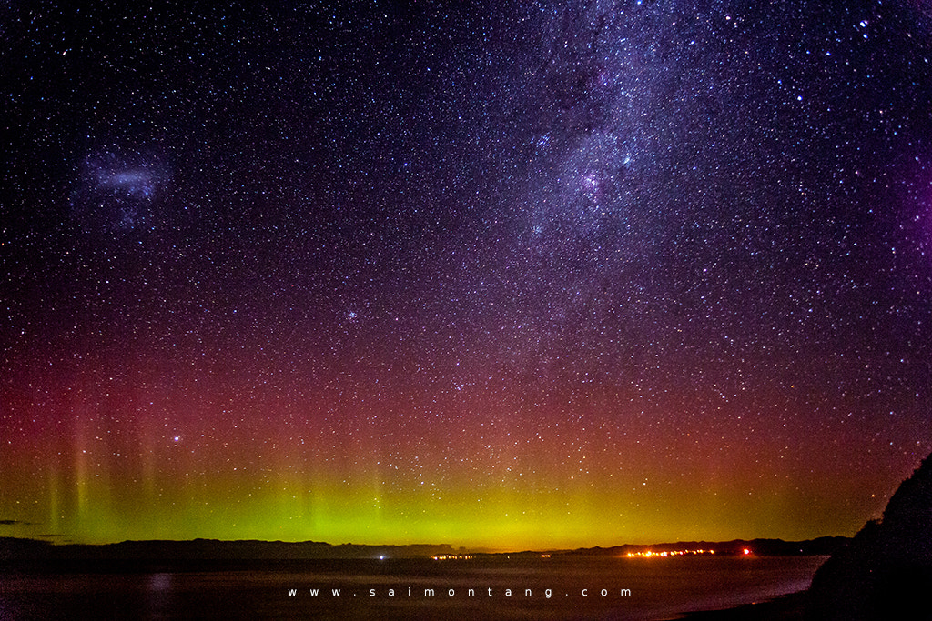 Canon EOS 5D + EF28-70mm f/2.8L USM sample photo. Aurora australis 25 july 2016 photography