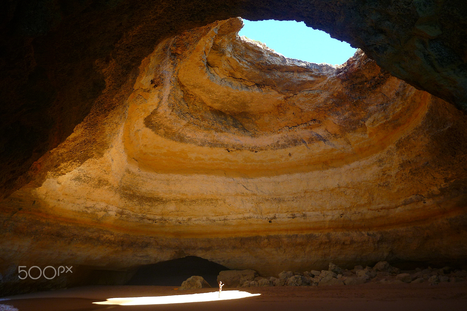 Panasonic DMC-TS4 sample photo. Cathedral cave, algarve photography