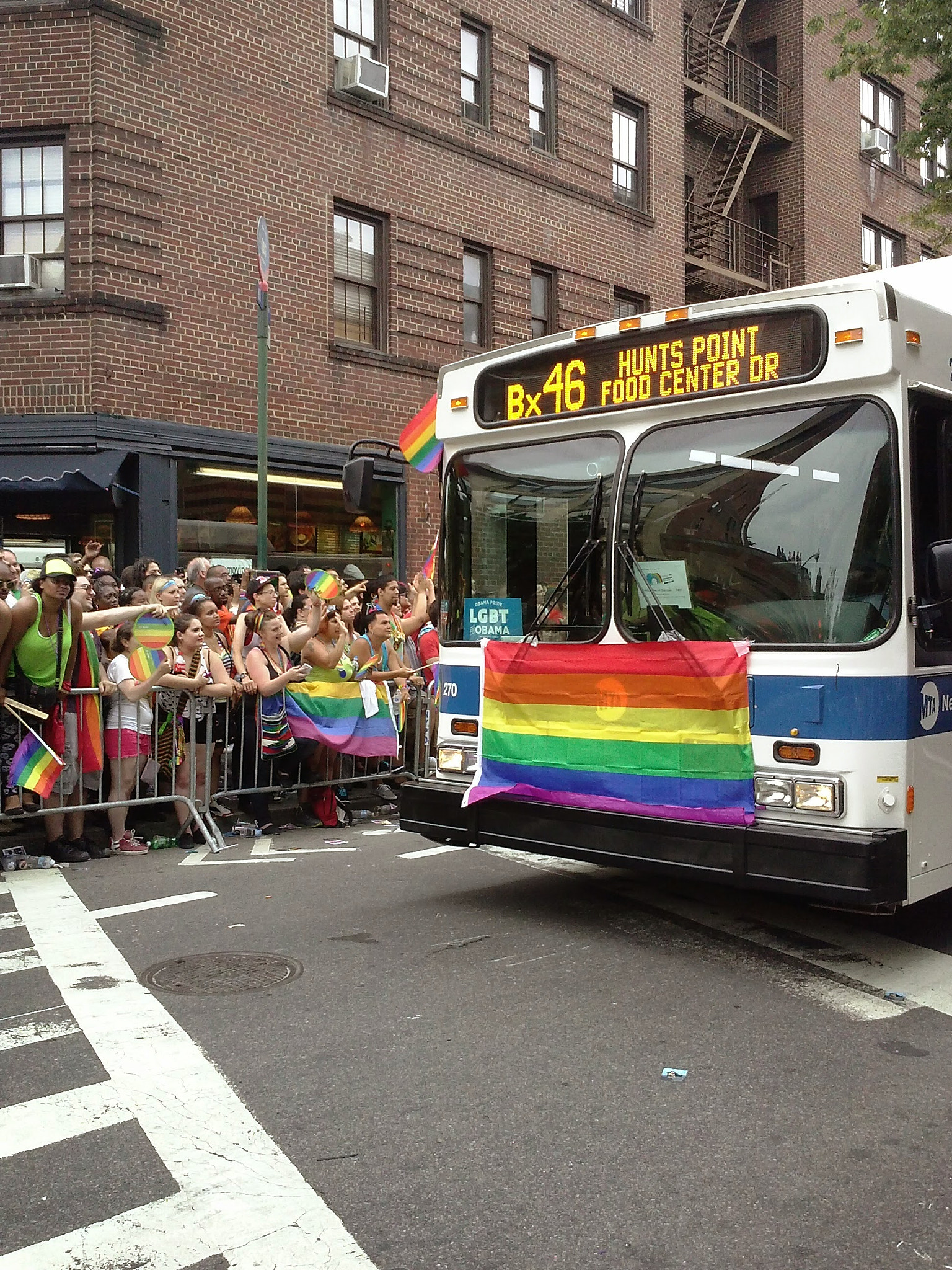 LG OPTIMUS L9 sample photo. Pride parade  photography