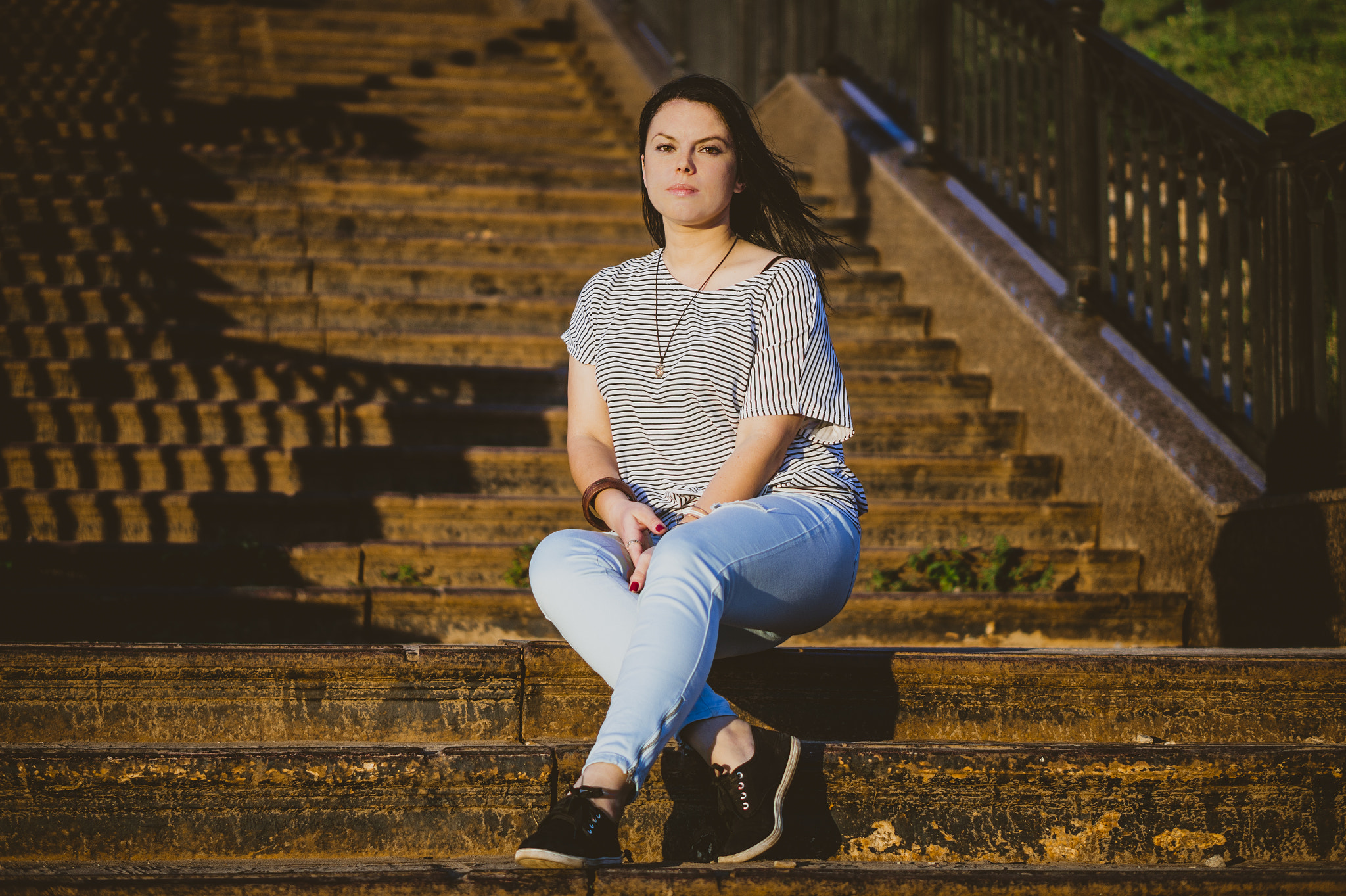 Sony Alpha a5000 (ILCE 5000) + E 50mm F1.8 OSS sample photo. On the stairs photography