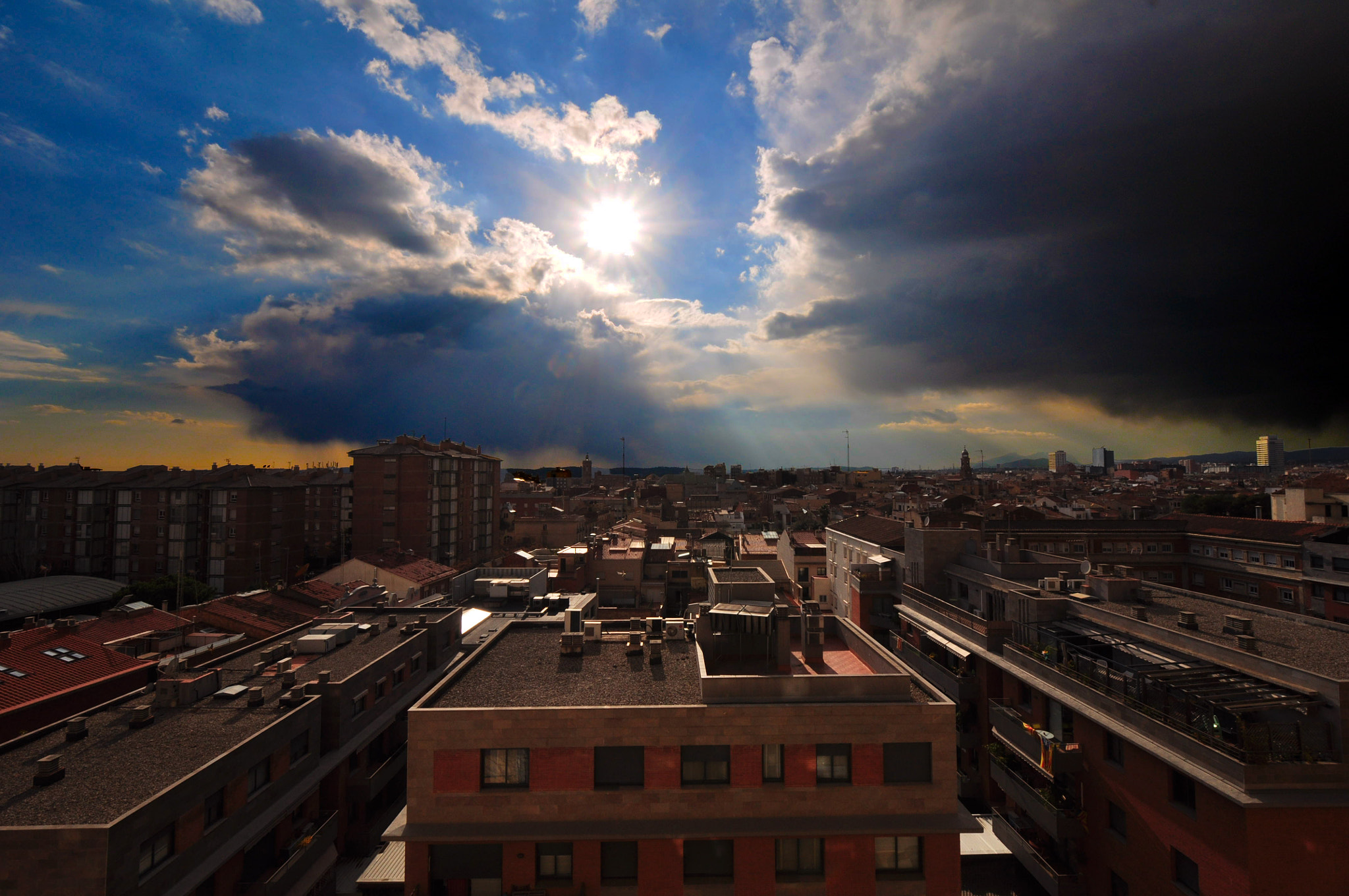 Nikon D5000 sample photo. Storm in the city photography