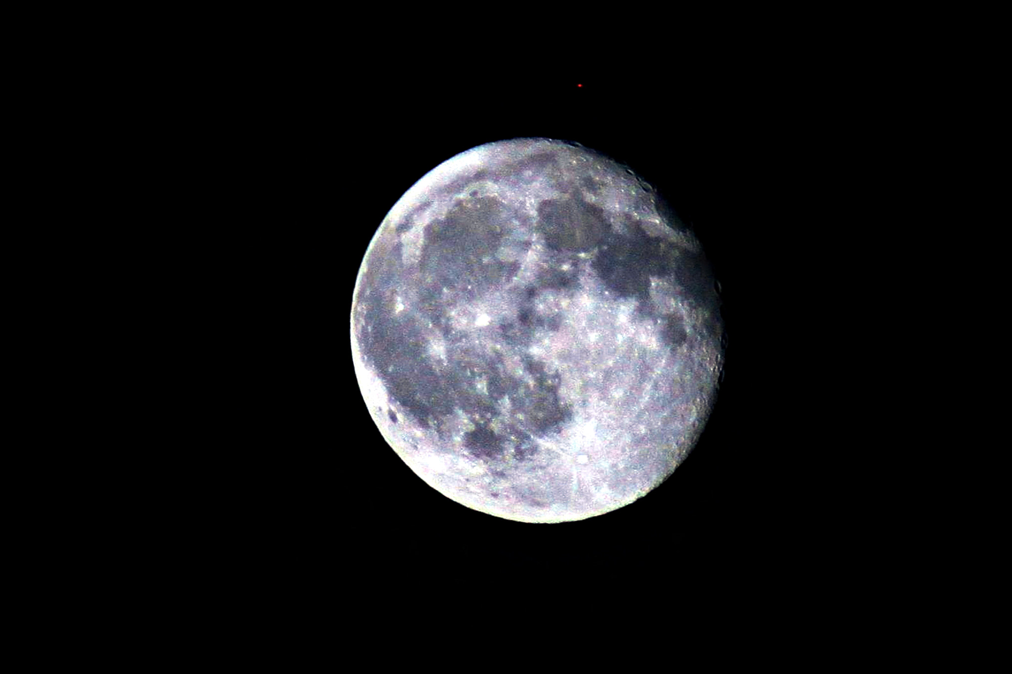 Canon EOS 500D (EOS Rebel T1i / EOS Kiss X3) sample photo. Full moon photography