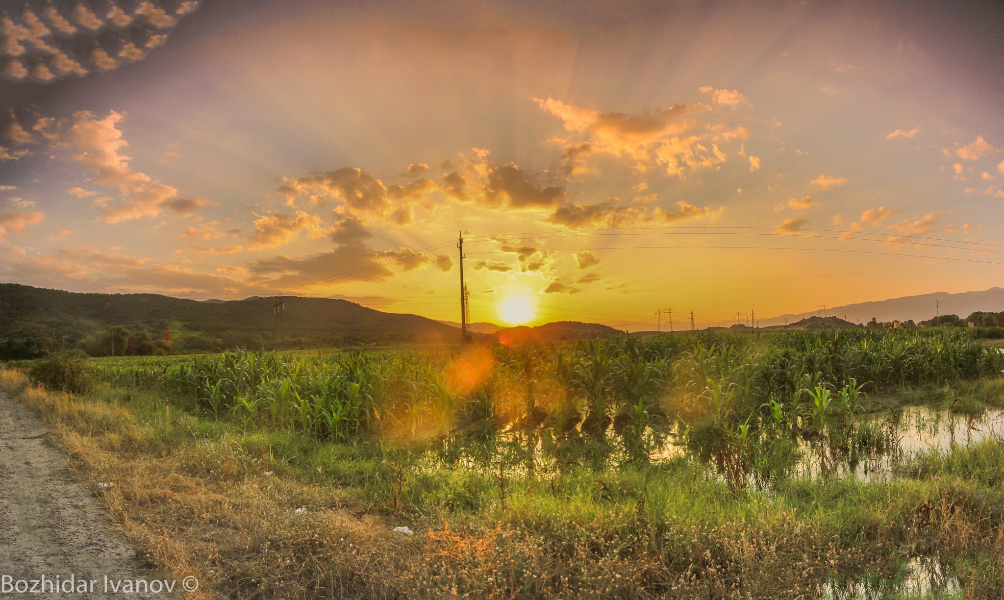 Sigma 10-20mm F4-5.6 EX DC HSM sample photo. Sunrise at meadow photography