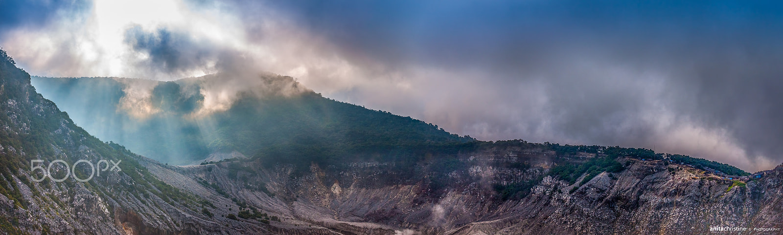 Canon EF 24-70mm F4L IS USM sample photo. Mount tangkuban perahu photography