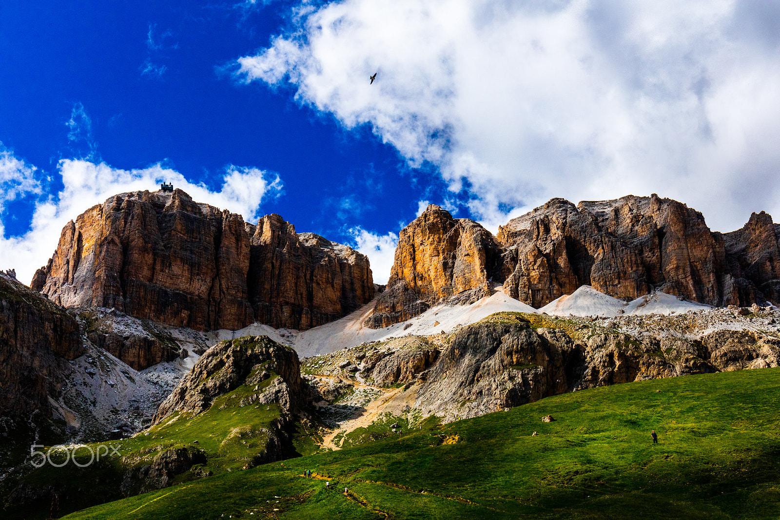 Canon EF 24-70mm F4L IS USM sample photo. Dolomiti, passo pordoi photography