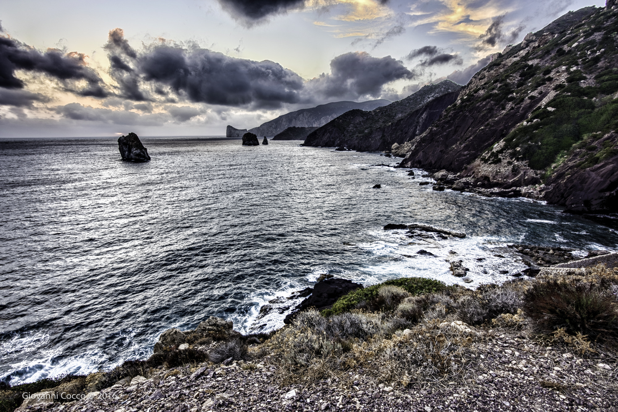 Nikon D810 + Tokina AT-X 17-35mm F4 Pro FX sample photo. Masua sunset photography