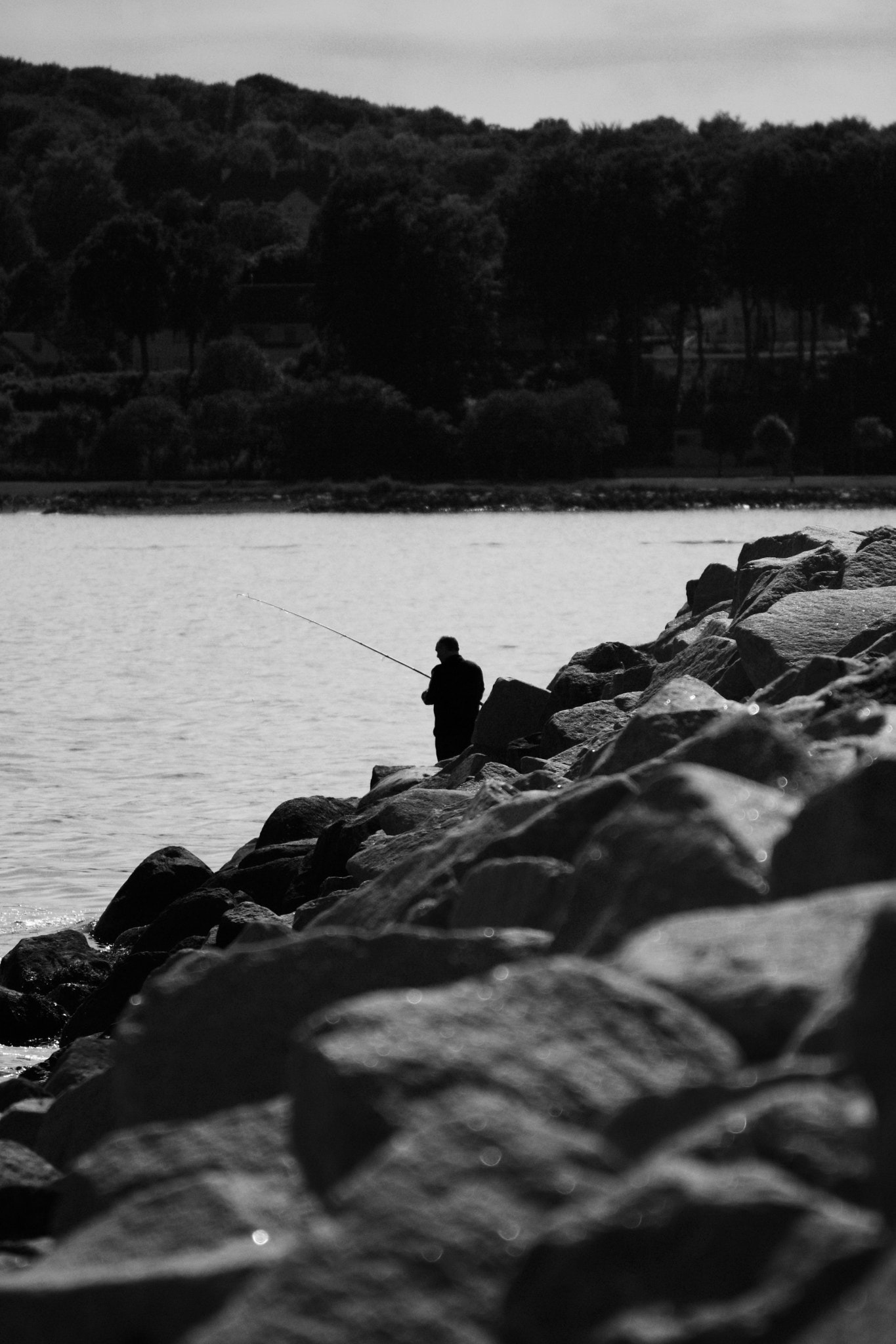 Canon EOS 550D (EOS Rebel T2i / EOS Kiss X4) + Canon EF 80-200mm F4.5-5.6 II sample photo. Fisherman photography