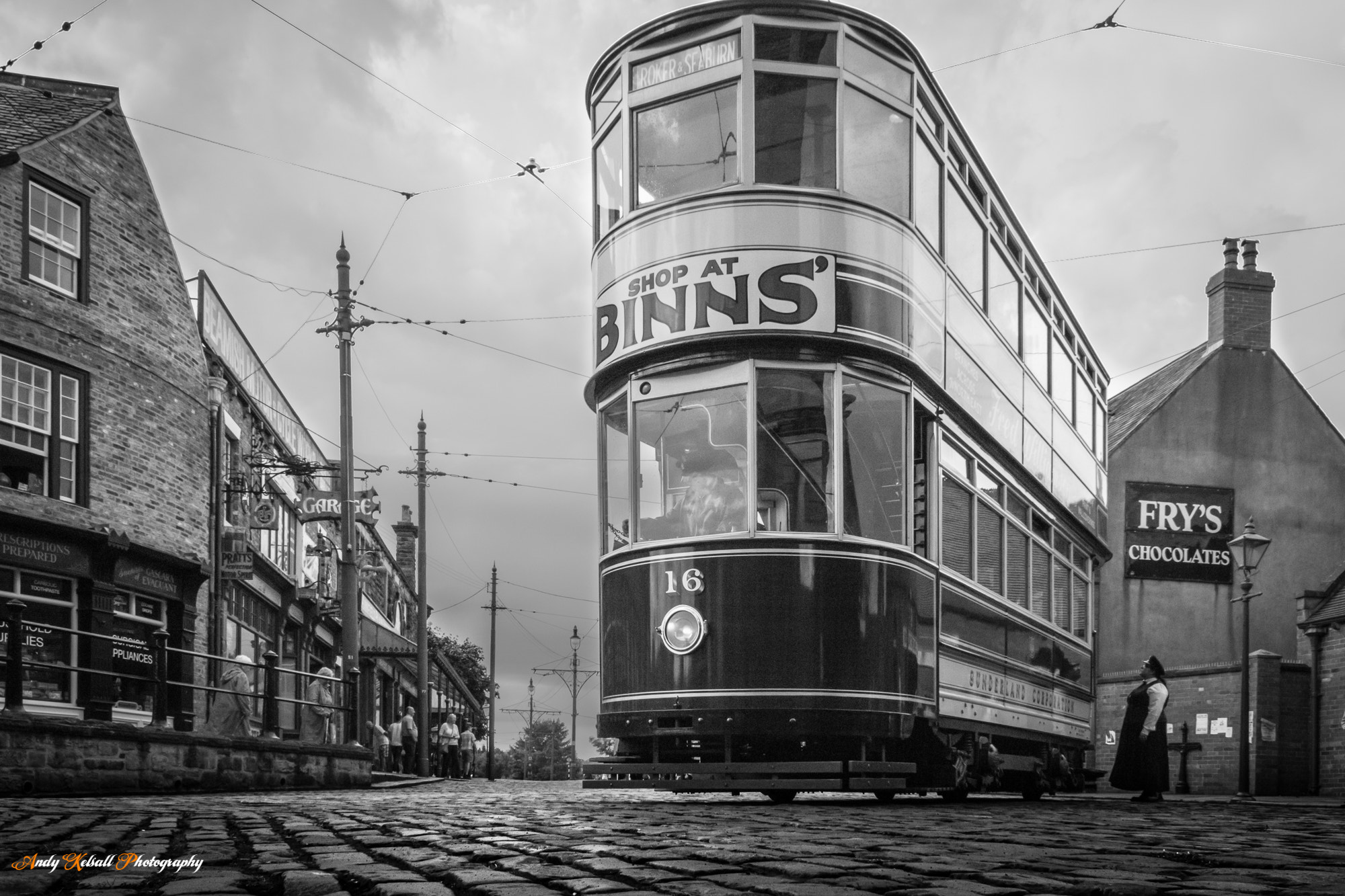 Canon EF-S 18-55mm F3.5-5.6 II sample photo. Beamish museum binns tram photography