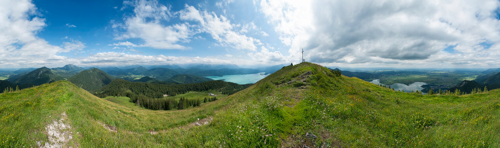 Nikon D300S sample photo. Jochberg summer view photography