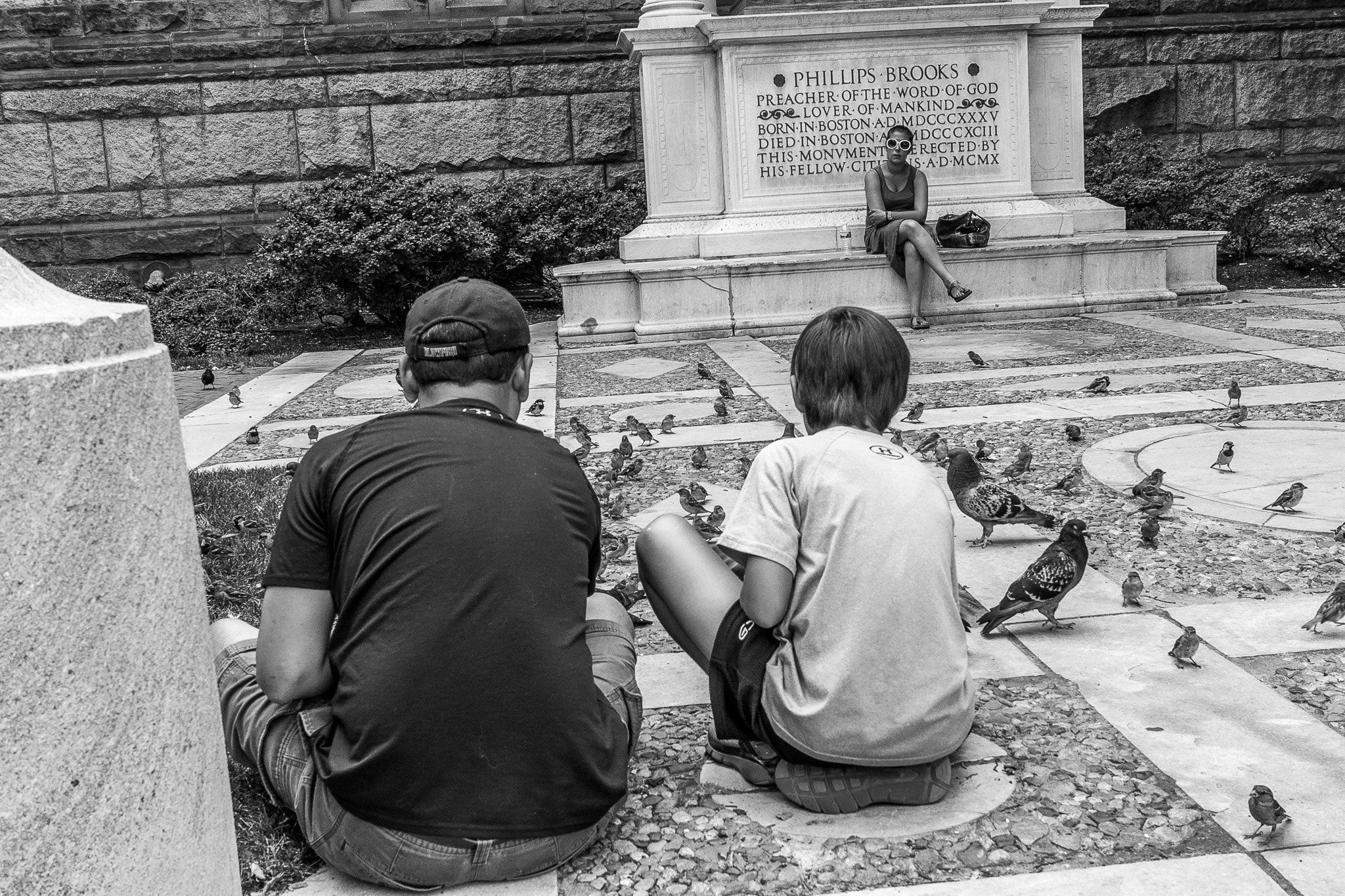 Canon EF-S 24mm F2.8 STM sample photo. Watching kids feeding birds photography