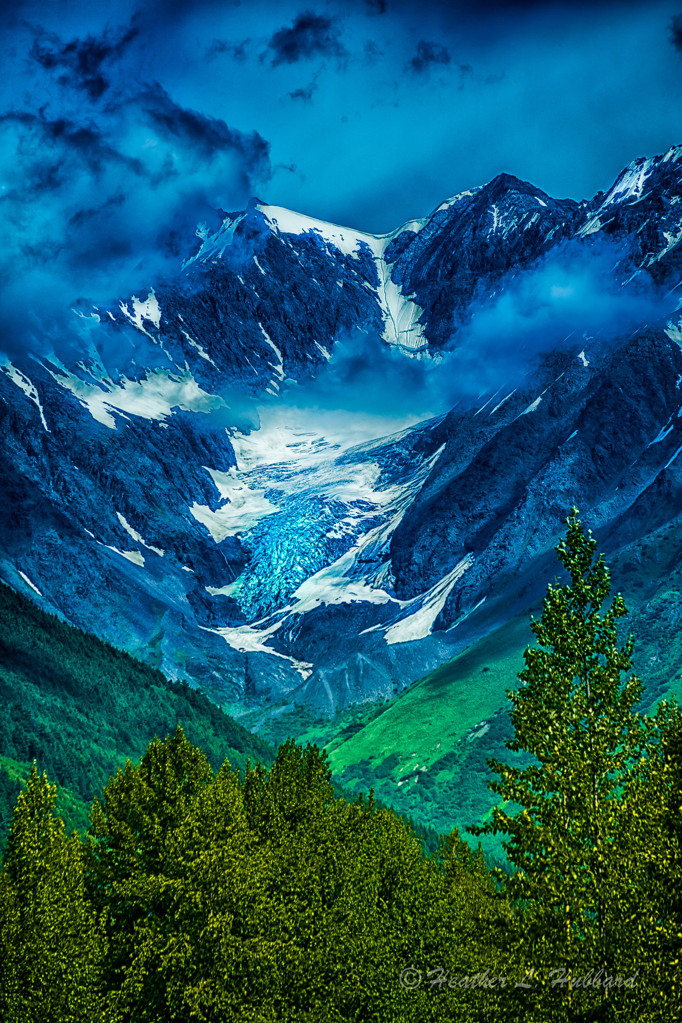 Sigma 70-300mm F4-5.6 APO DG Macro sample photo. Eagle glacier photography