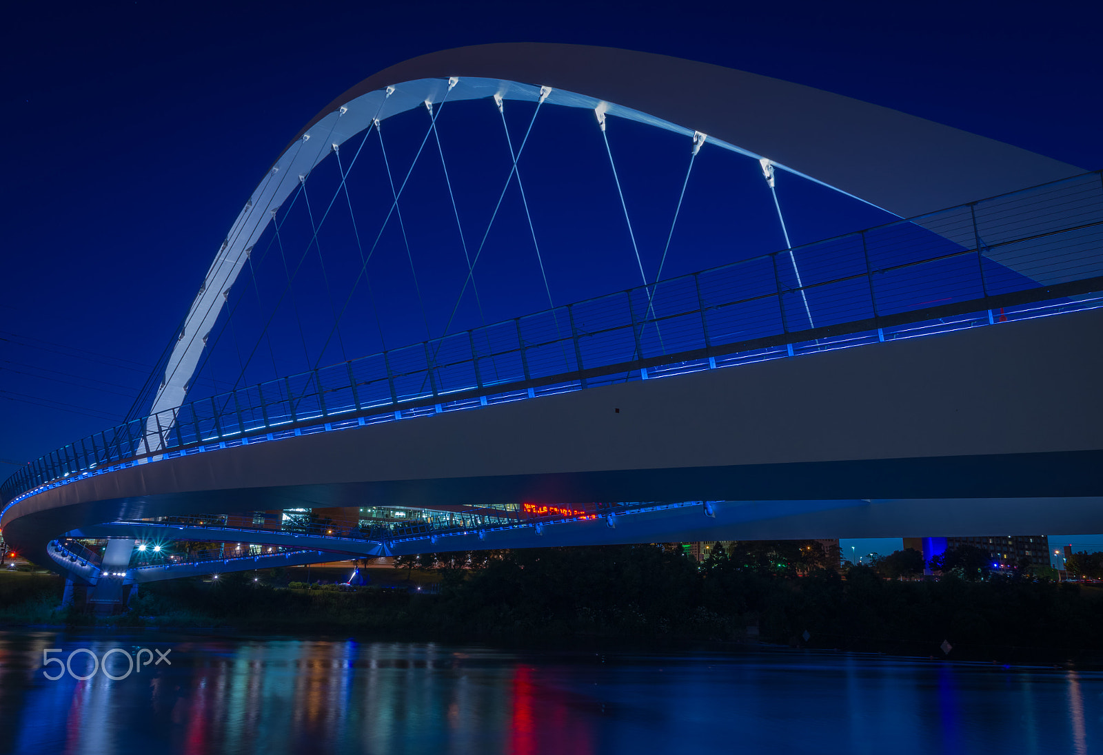 Sigma 17-70mm F2.8-4 DC Macro HSM | C sample photo. Night bridge 1 photography