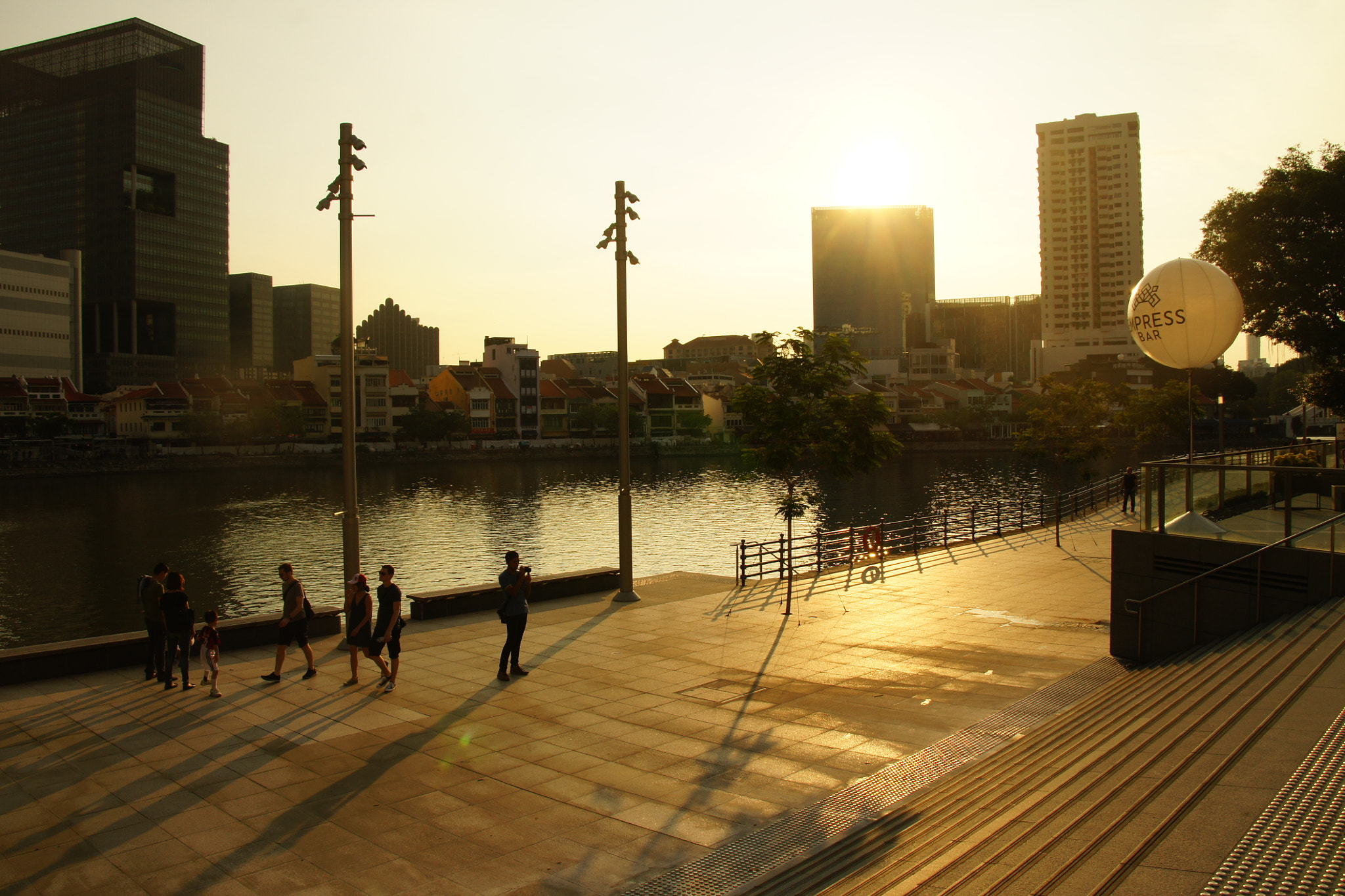 Sony Alpha DSLR-A500 sample photo. The singapore river photography