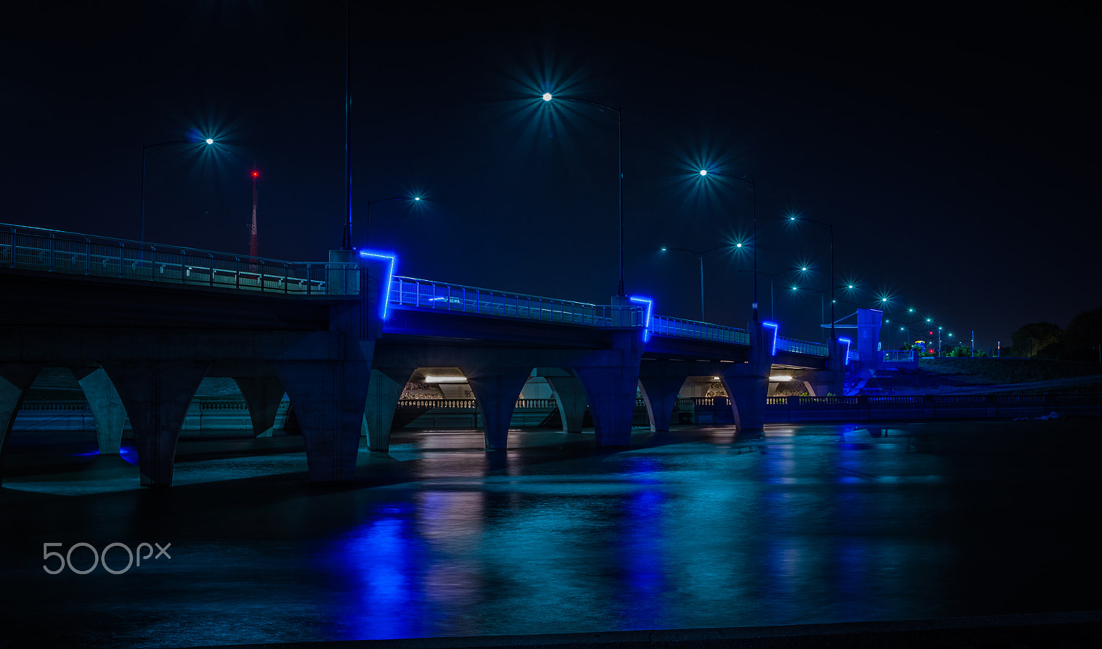 Pentax K-5 IIs sample photo. Blue bridge 1 photography