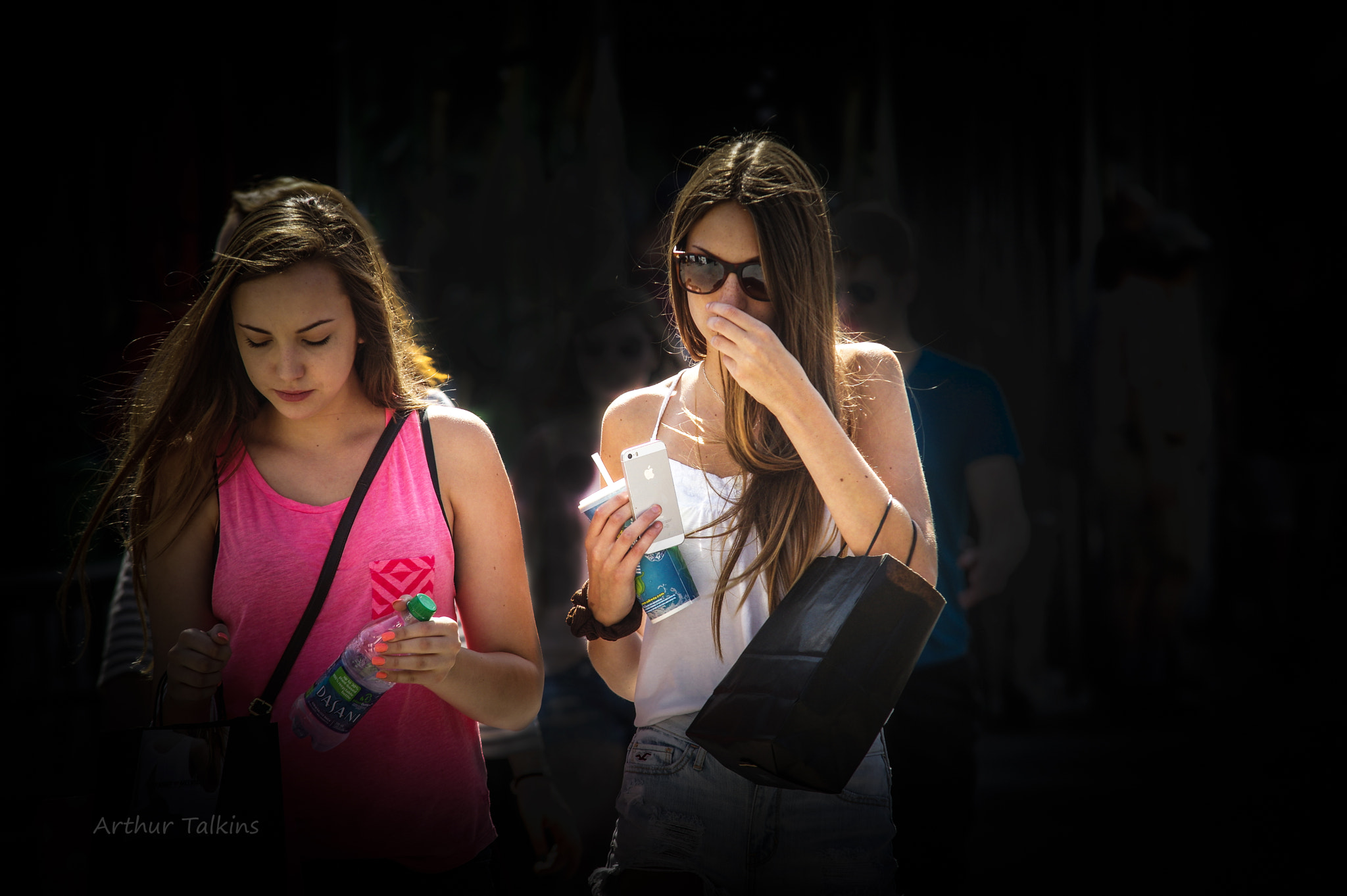 Pentax K-3 + Sigma 70-200mm F2.8 EX DG Macro HSM II sample photo. City girls...summer amble... photography