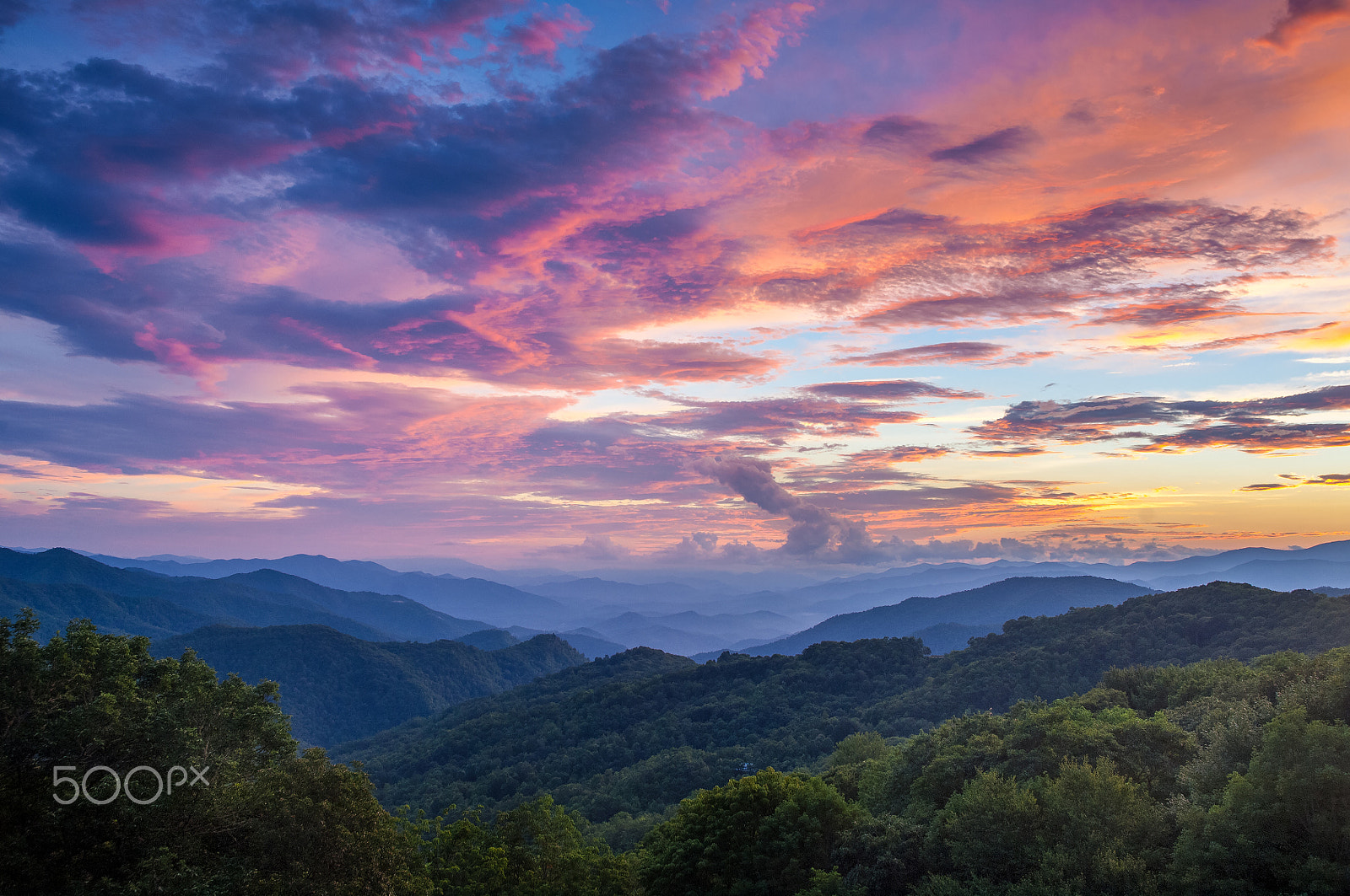 Nikon D2X sample photo. The painted sky photography