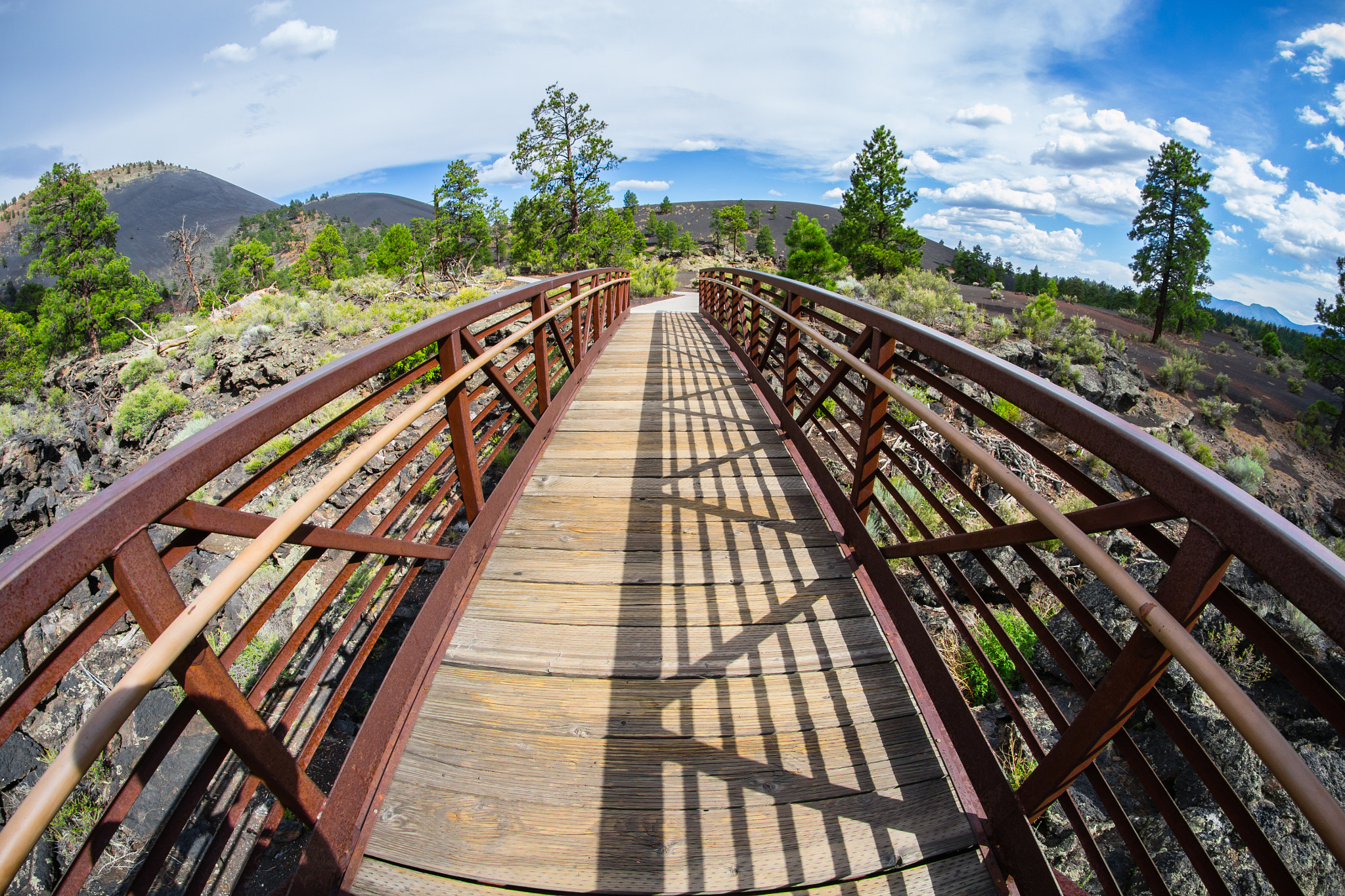 Samyang 8mm F3.5 Aspherical IF MC Fisheye sample photo. Curved bridge photography