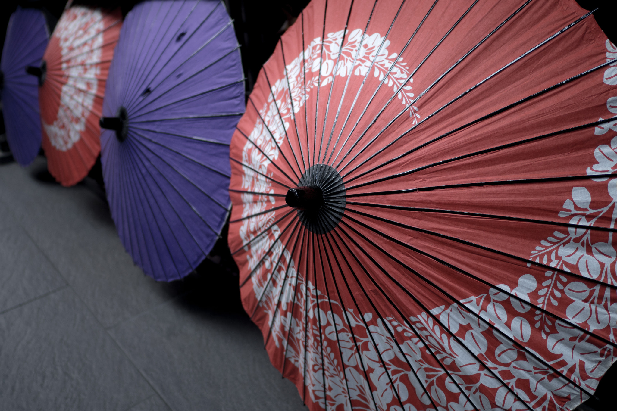 Olympus OM-D E-M1 + LEICA DG SUMMILUX 15/F1.7 sample photo. Japanese style umbrellas photography