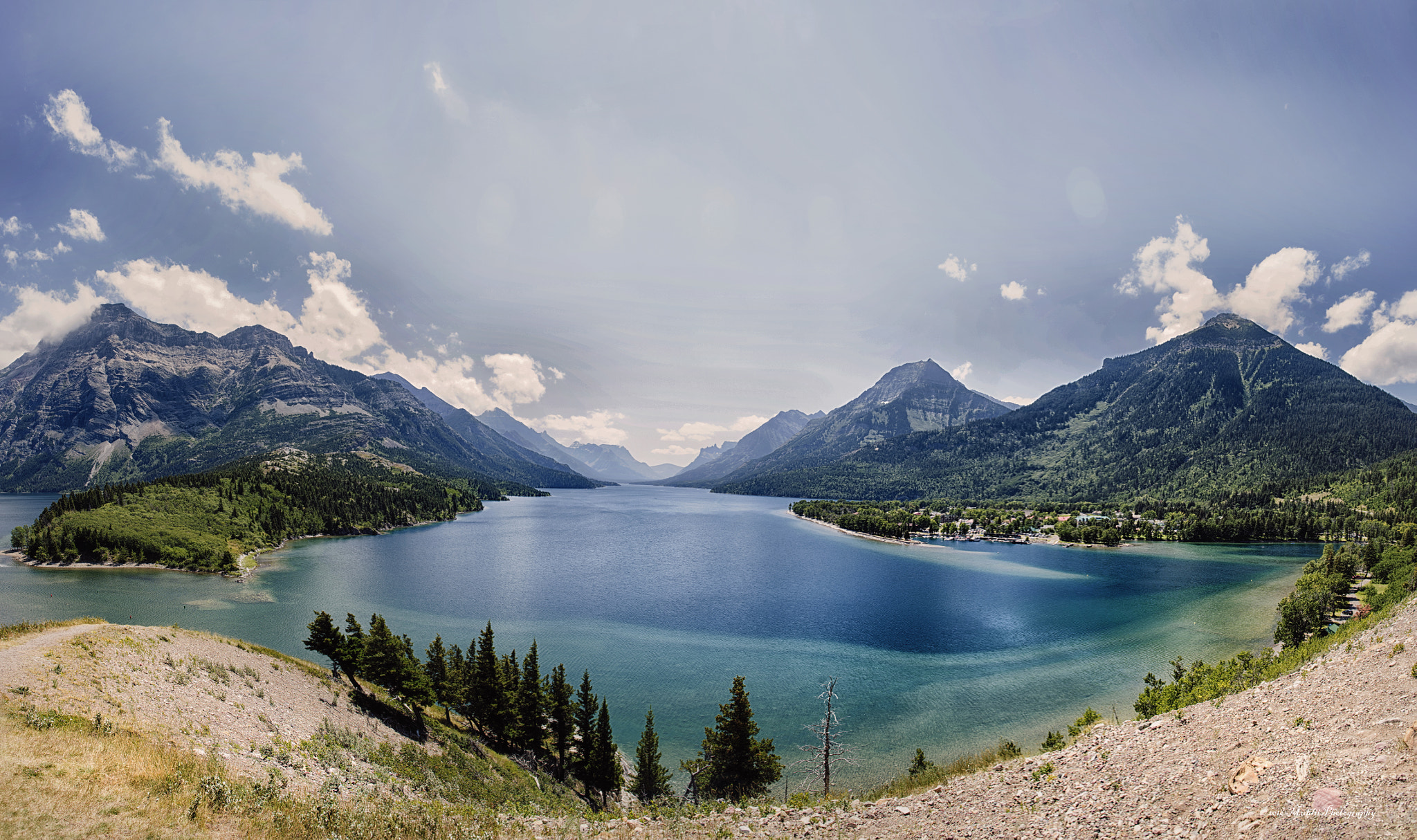 Nikon D5 + Nikon AF-S Nikkor 24mm F1.4G ED sample photo. Waterton lakes national park photography