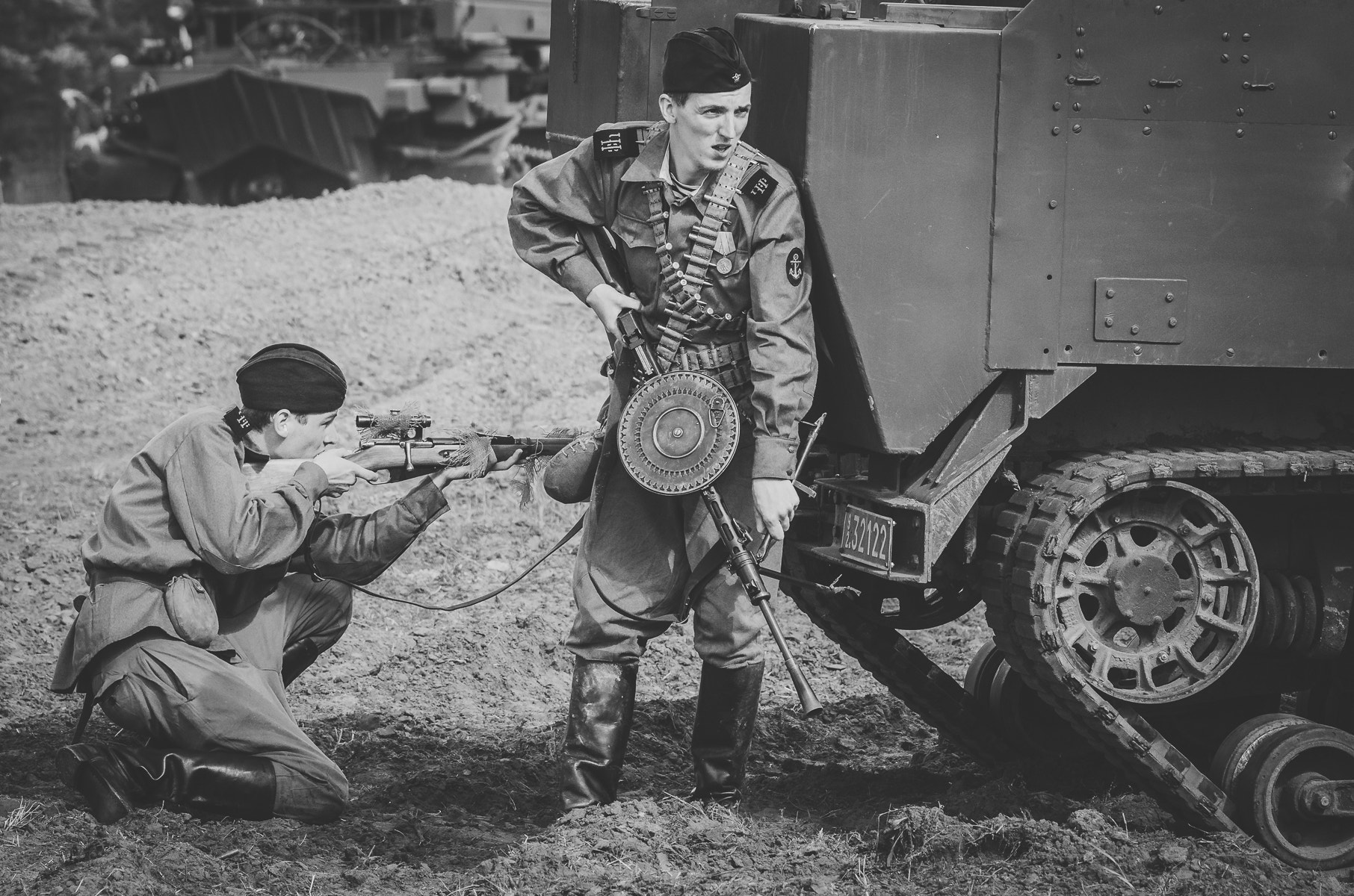 Pentax K-5 + Pentax smc DA* 60-250mm F4.0 ED (IF) SDM sample photo. Wwii soldiers #3 photography