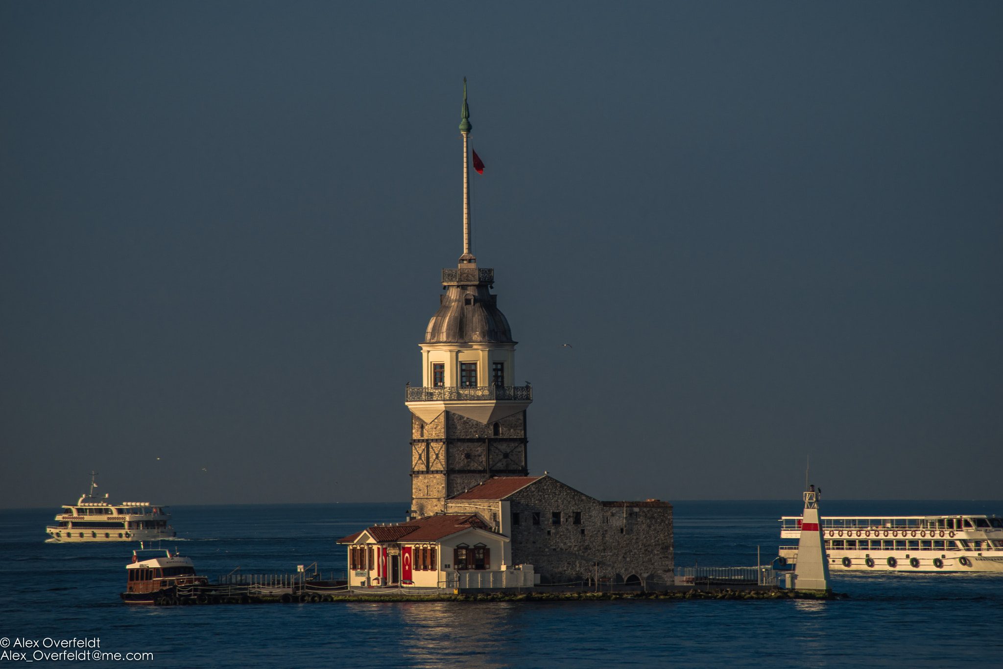 Pentax K-1 sample photo. View on maiden tower when sailing towards the old city of istanbul photography
