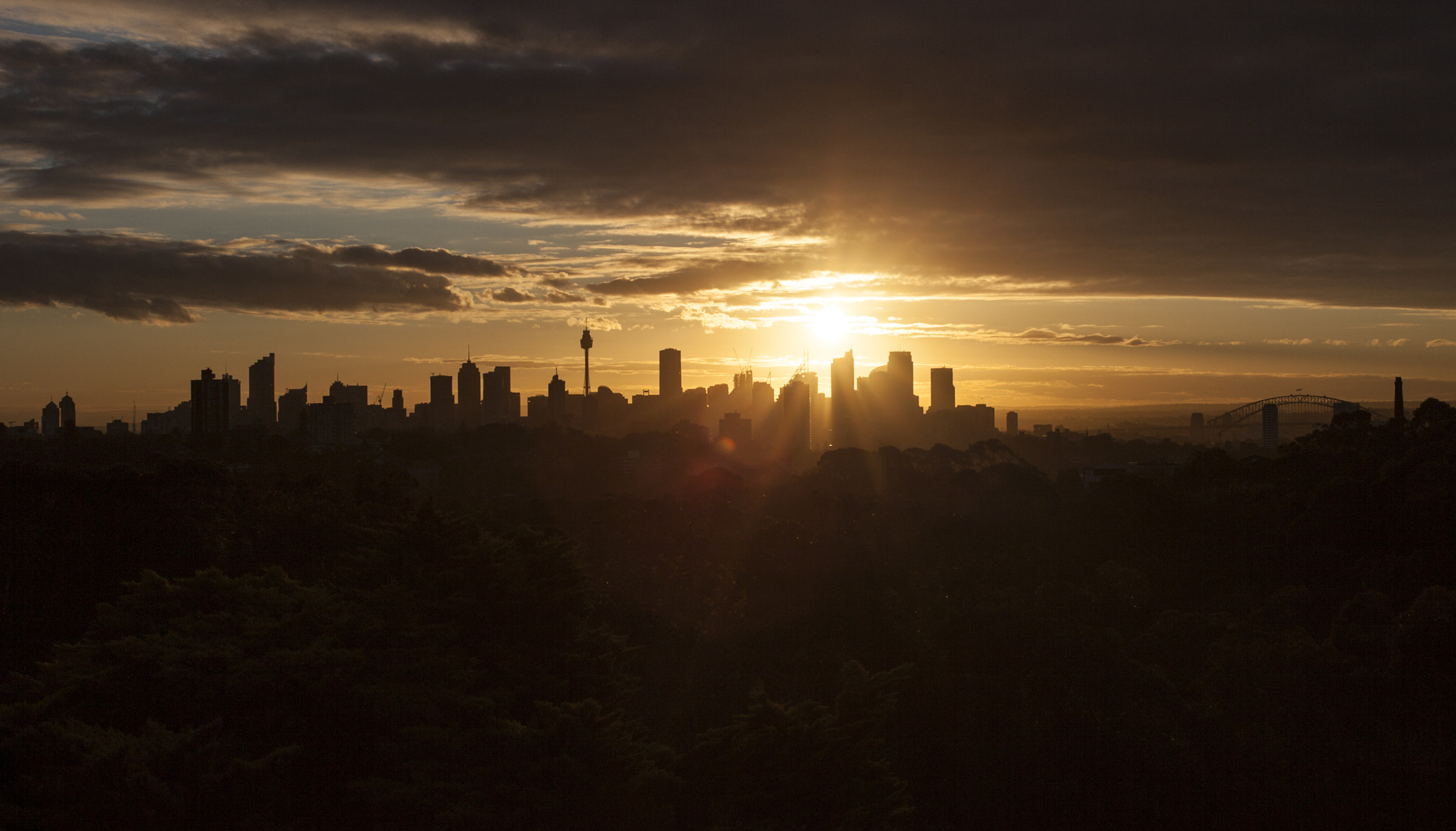 Canon EOS 5D Mark II + ZEISS Distagon T* 35mm F1.4 sample photo. Sydney sunset photography