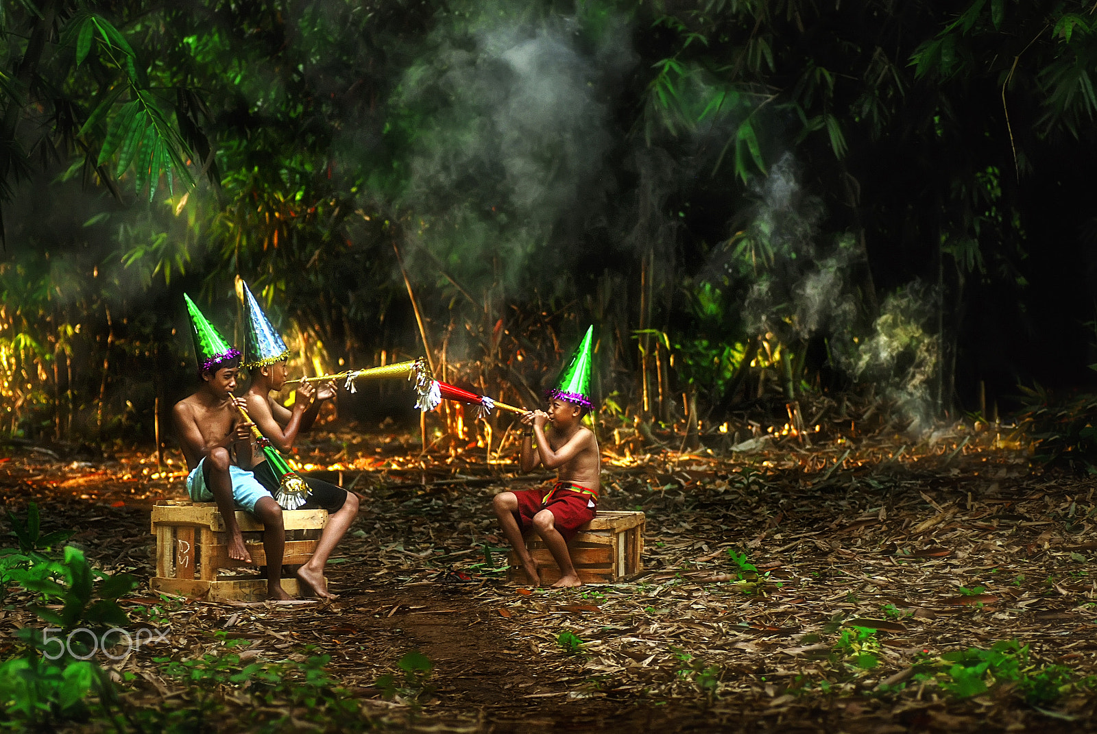 Nikon D80 sample photo. Happiness with the village children playing photography