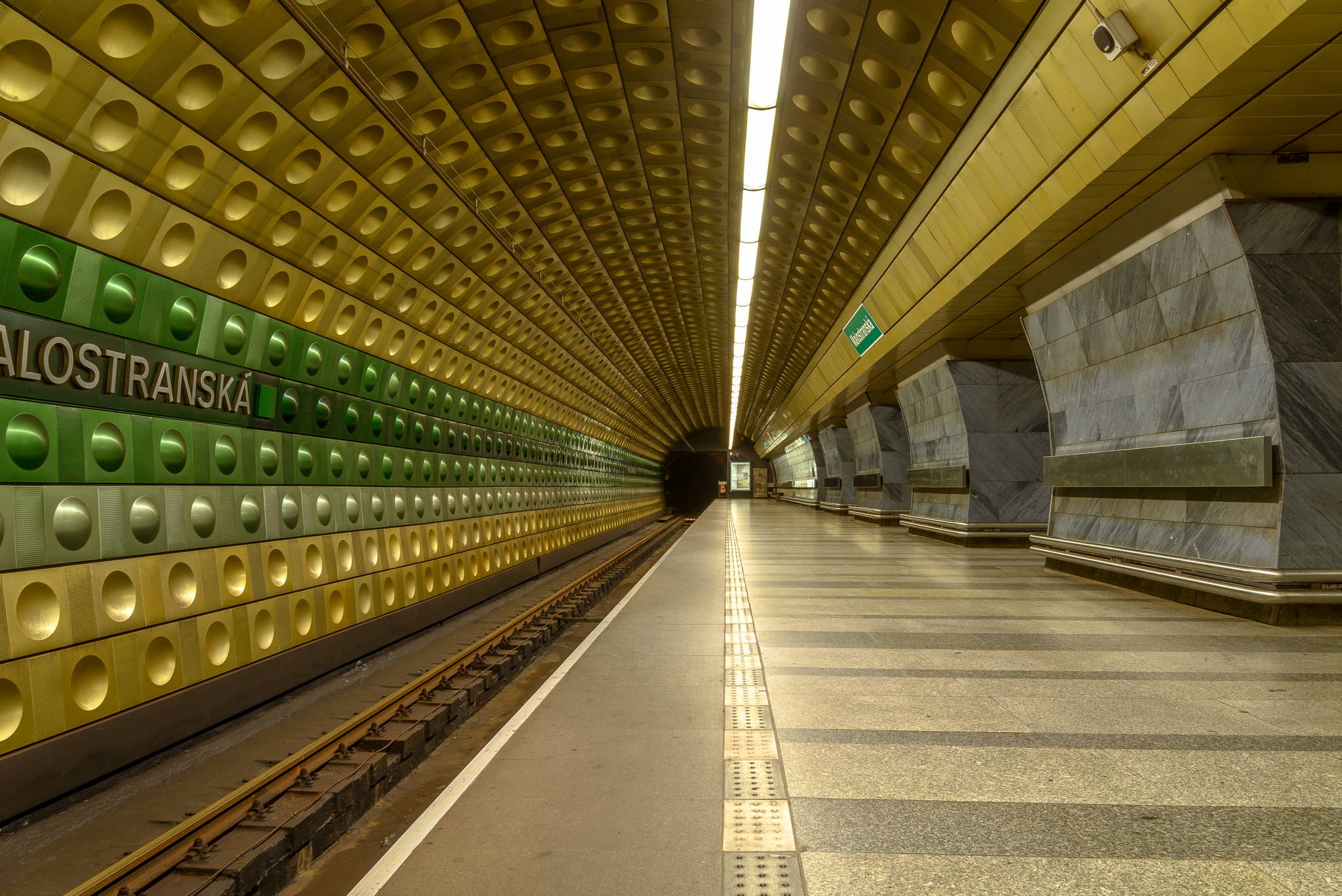 Nikon D800E sample photo. Malostranska subway station photography