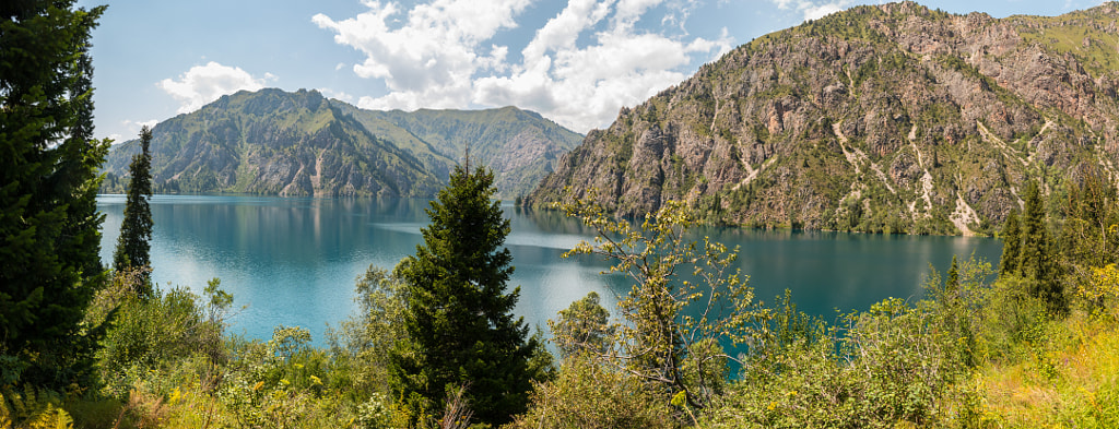 Sary-Chelek lake panorama by Anton Timkin on 500px.com