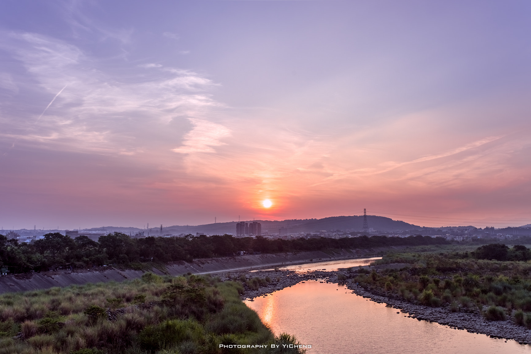 Nikon D4 + Sigma 35mm F1.4 DG HSM Art sample photo. 20160722-頭份大橋望日出 photography