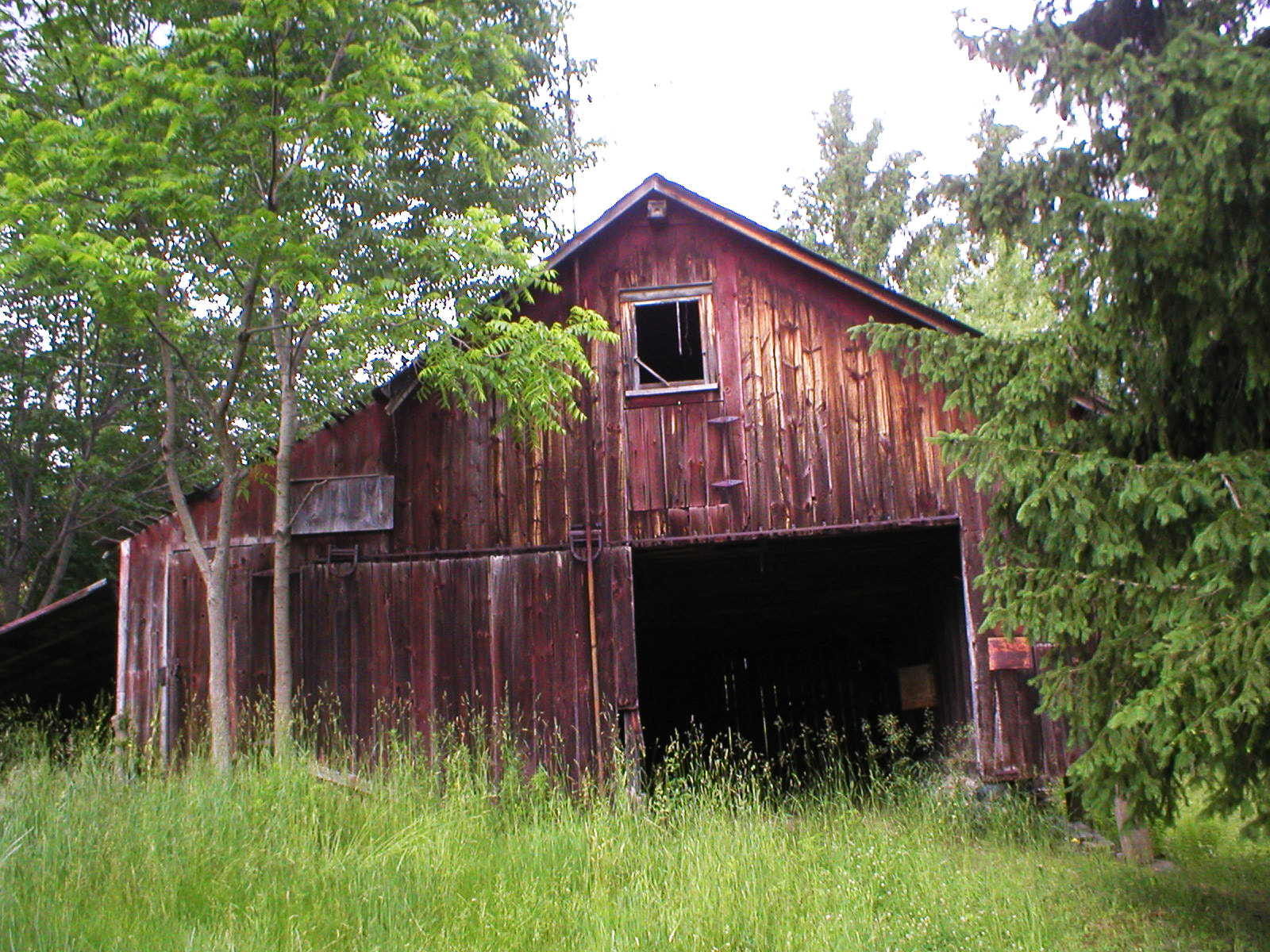 Olympus C120,D380 sample photo. Barn - delaware water gap, nj photography