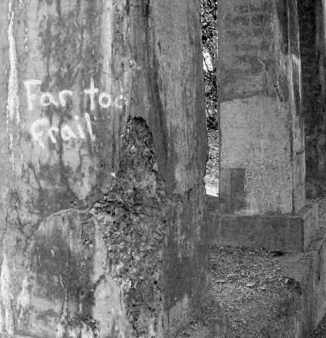 Kodak C330 ZOOM DIGITAL CAMERA sample photo. Far too frail - crumbling bridge photography