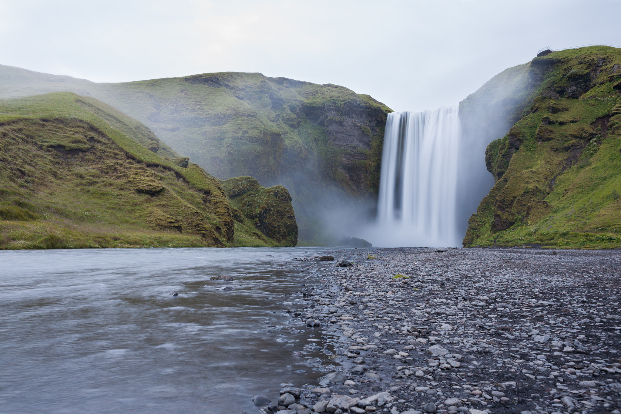 Canon EOS 5D + Canon EF 28mm F1.8 USM sample photo. Skógafoss photography