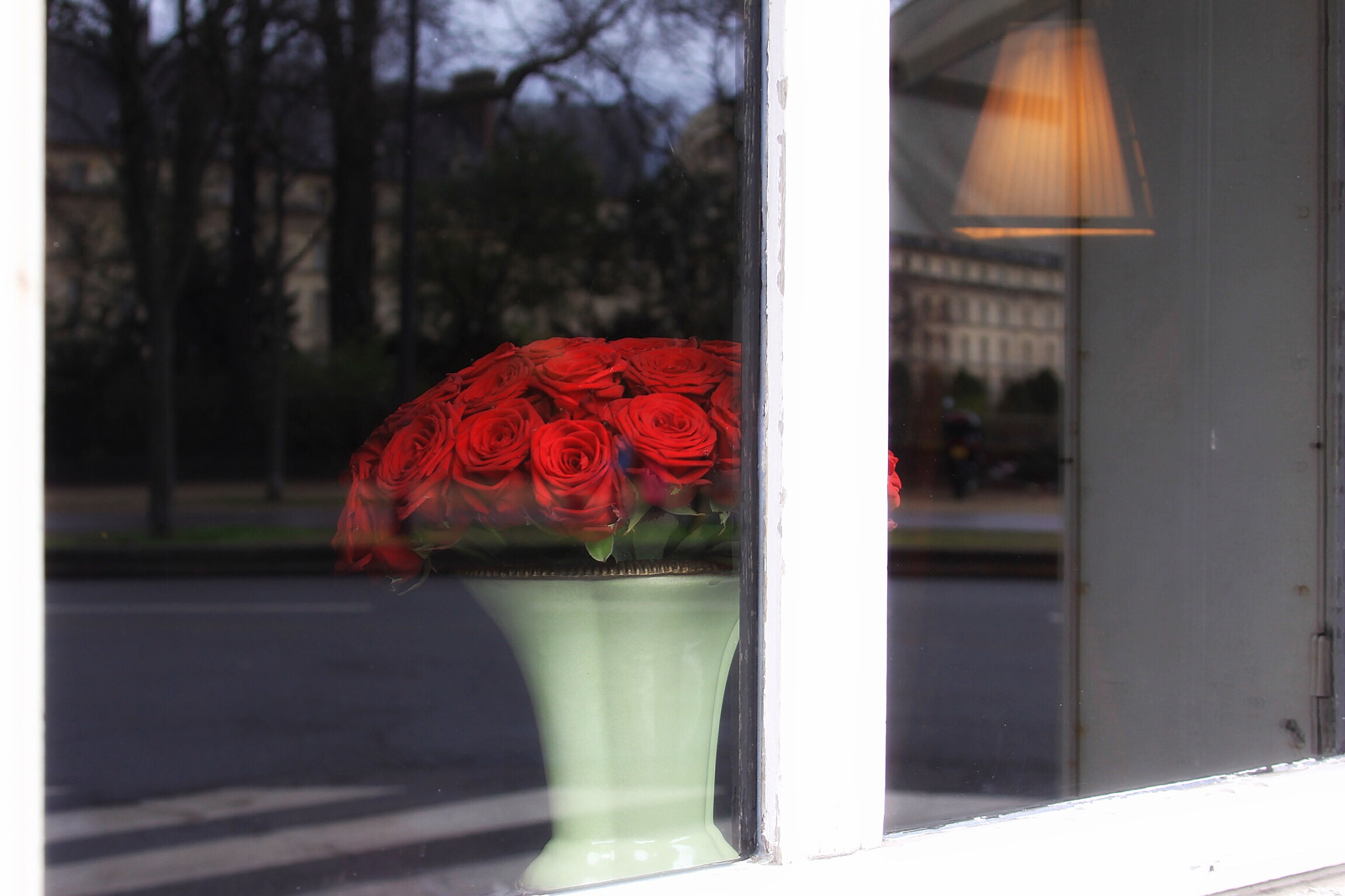 Canon EF 28-300mm F3.5-5.6L IS USM sample photo. Love in the window. paris. photography