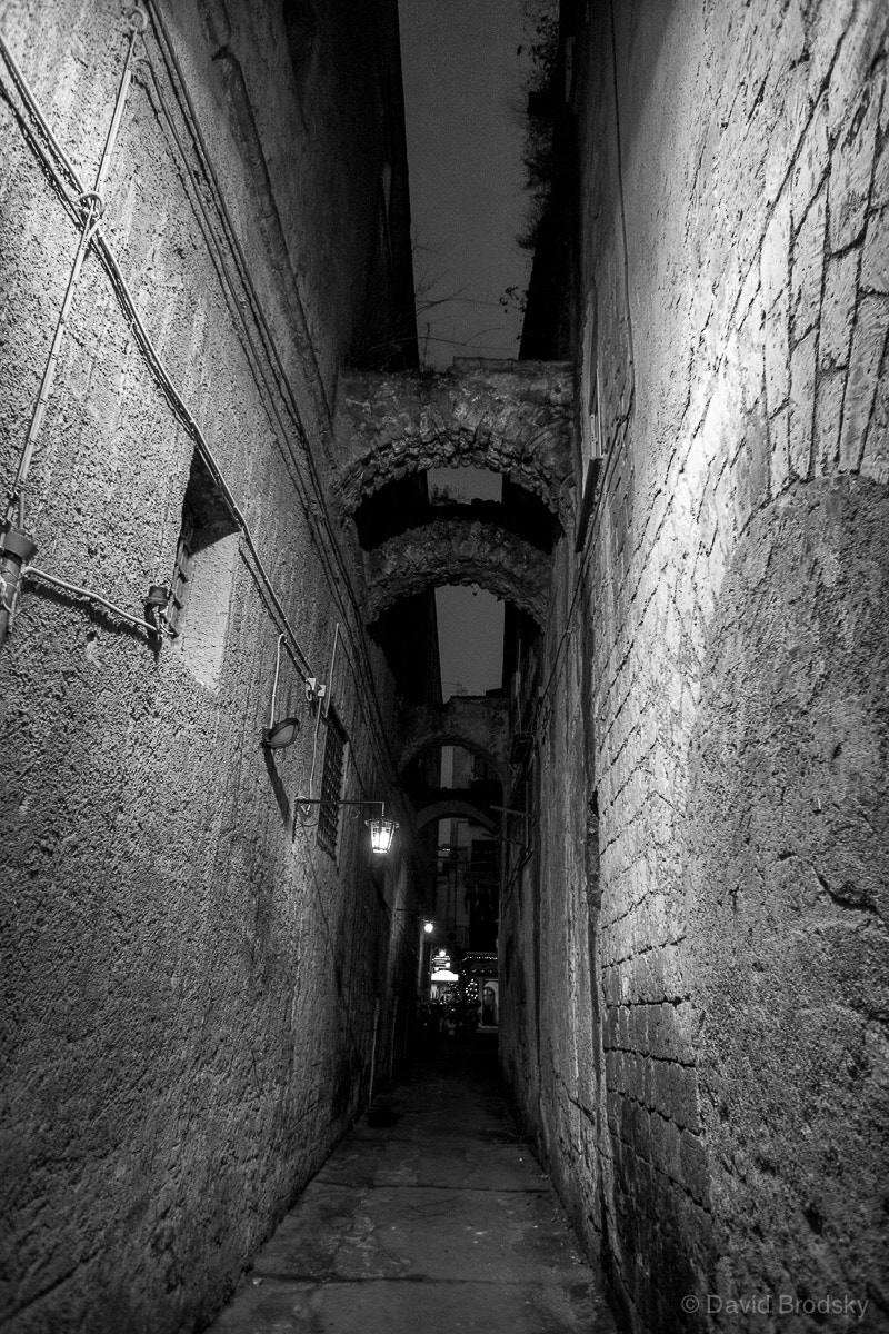 Sony Alpha NEX-7 + Sony E 16mm F2.8 sample photo. Alley in sorrento photography