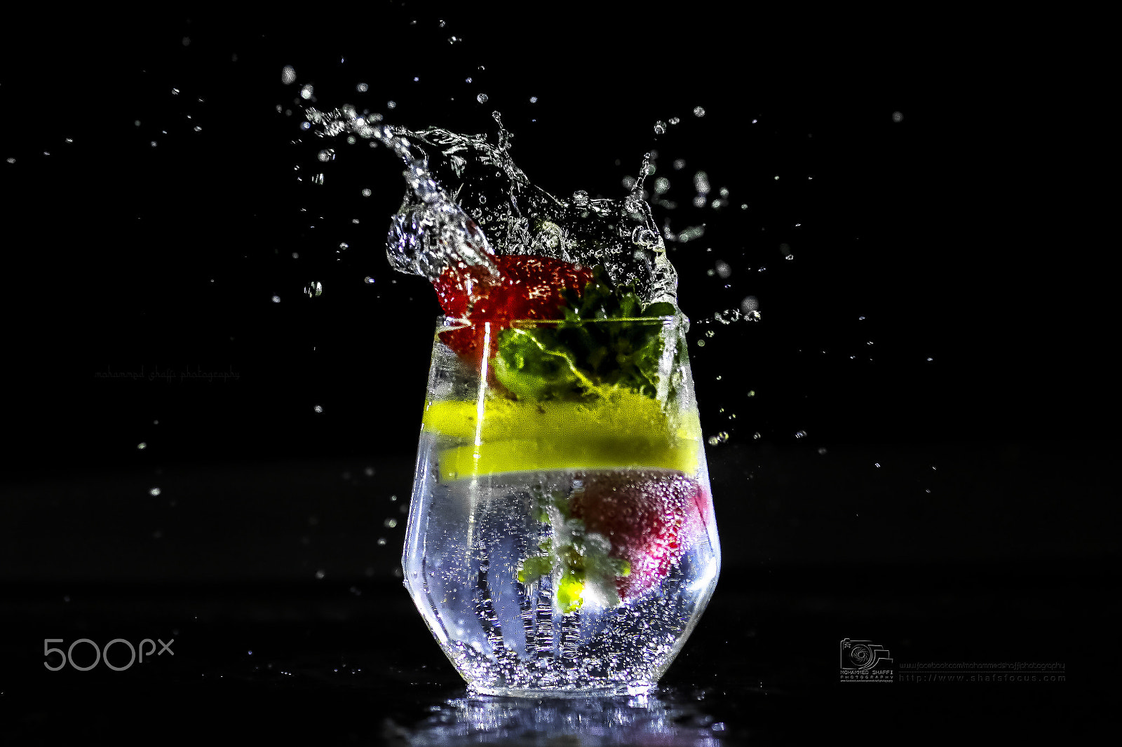 Sigma APO Macro 150mm f/2.8 EX DG HSM sample photo. Fruit splash photography