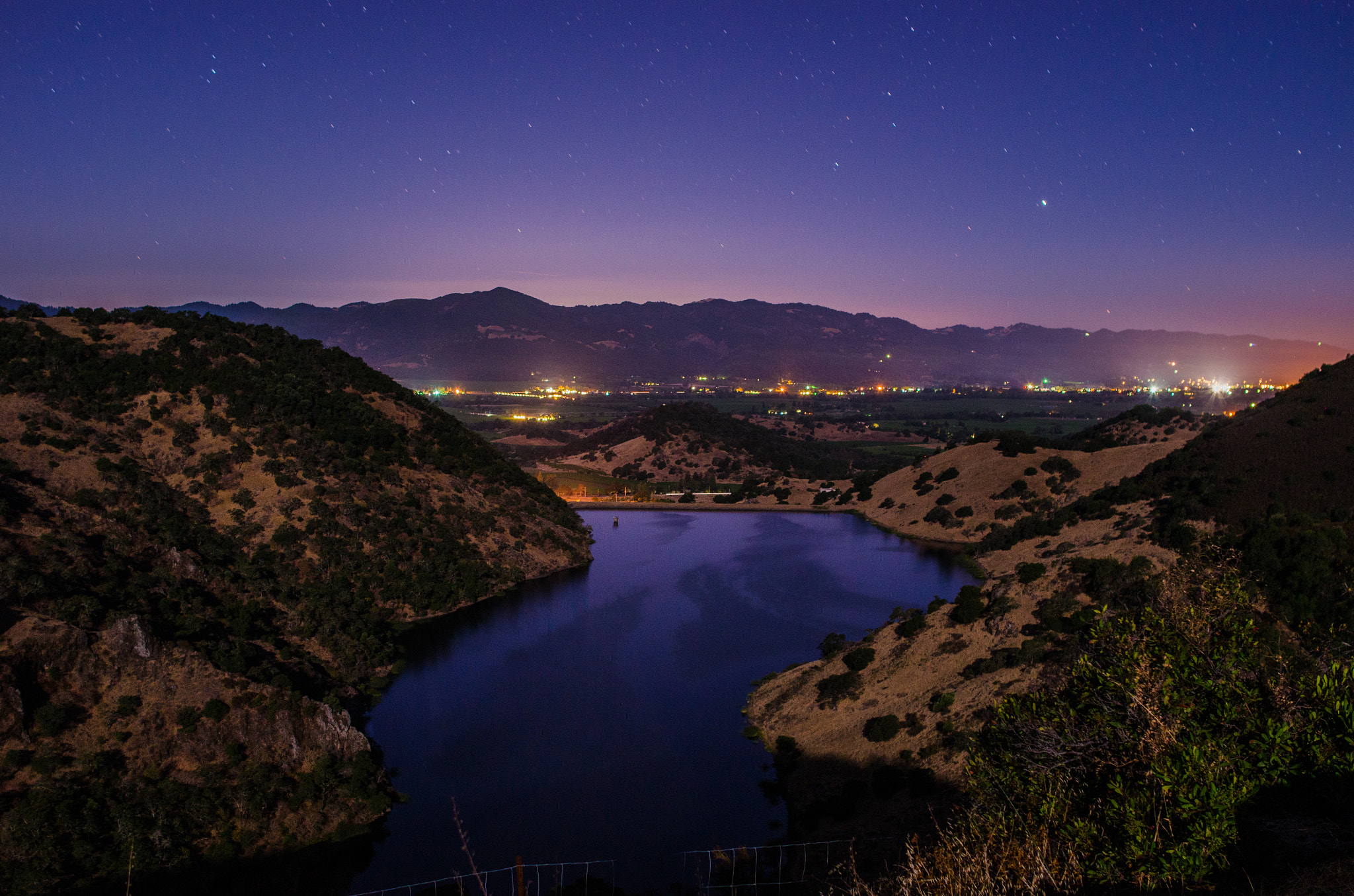 Samyang 12mm F2.8 ED AS NCS Fisheye sample photo. Lake rector in the napa valley photography