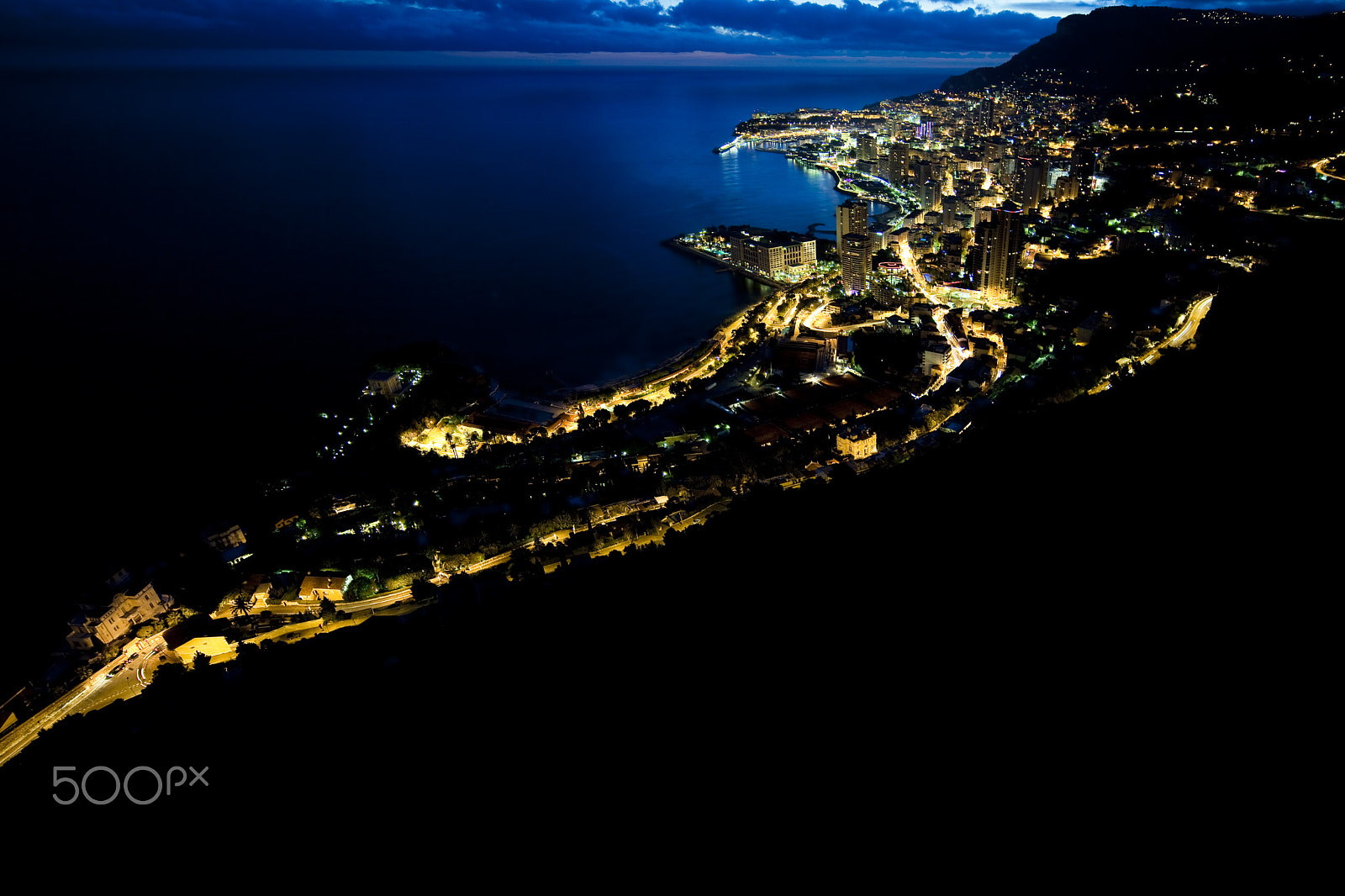 Canon TS-E 17mm F4L Tilt-Shift sample photo. Monte-carlo ★ night photography