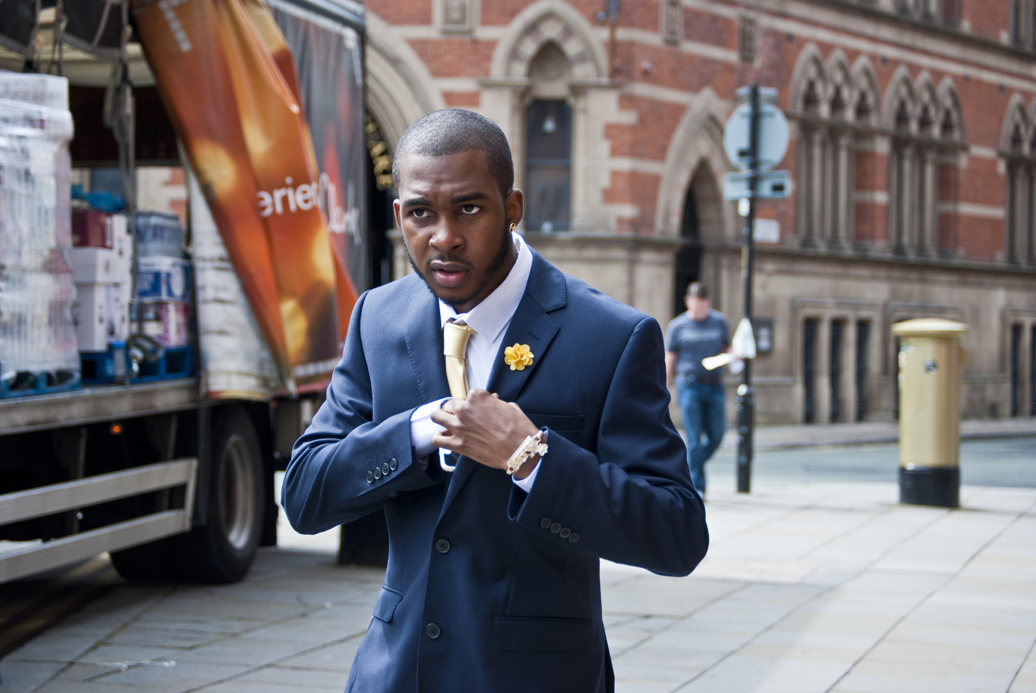 Nikon D80 sample photo. Gentleman on the street photography
