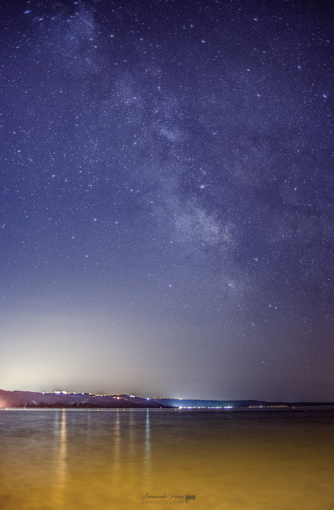 Canon 35mm sample photo. Milky way on bolsena lake... photography