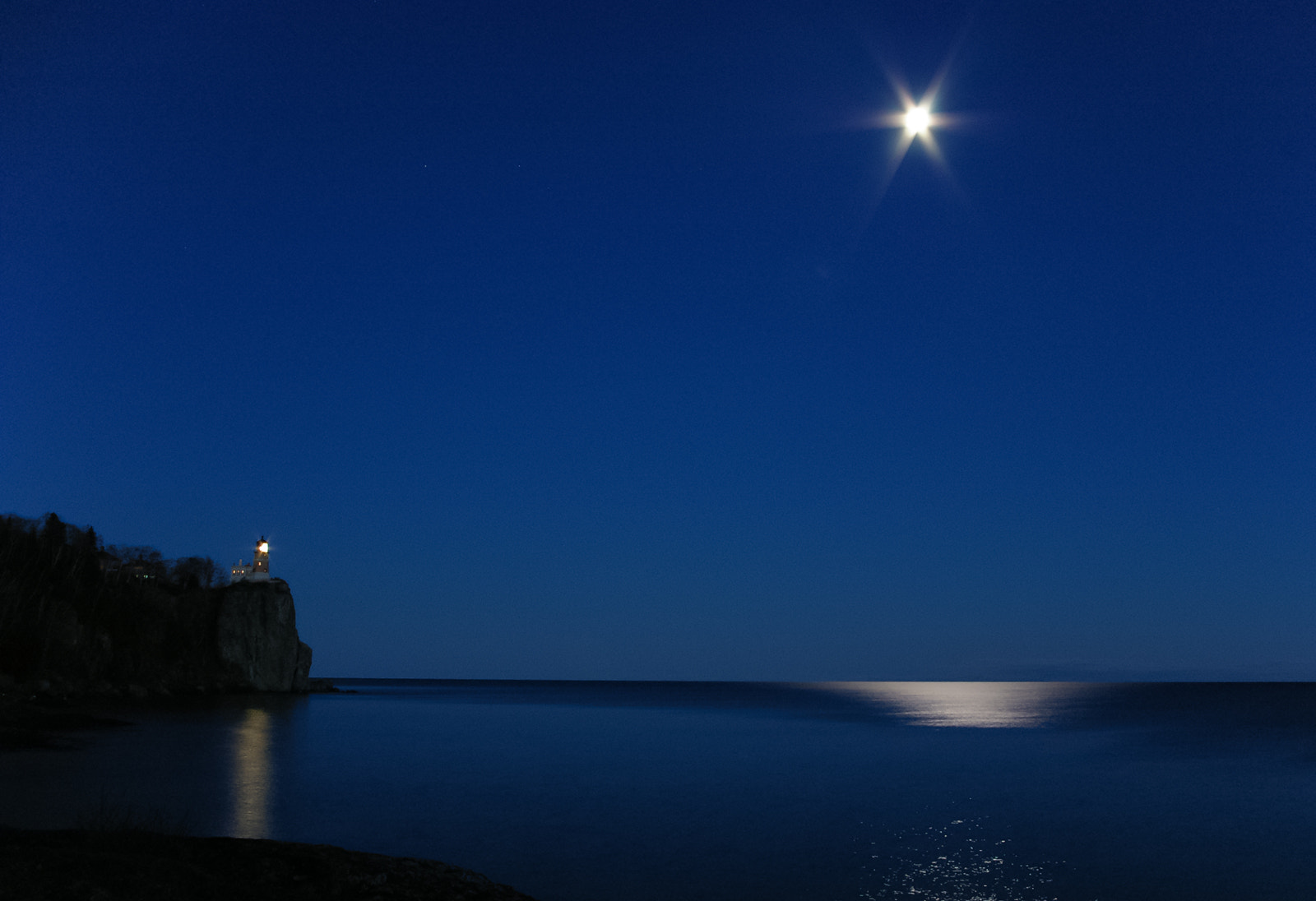 Pentax K100D sample photo. Beacon is lit photography