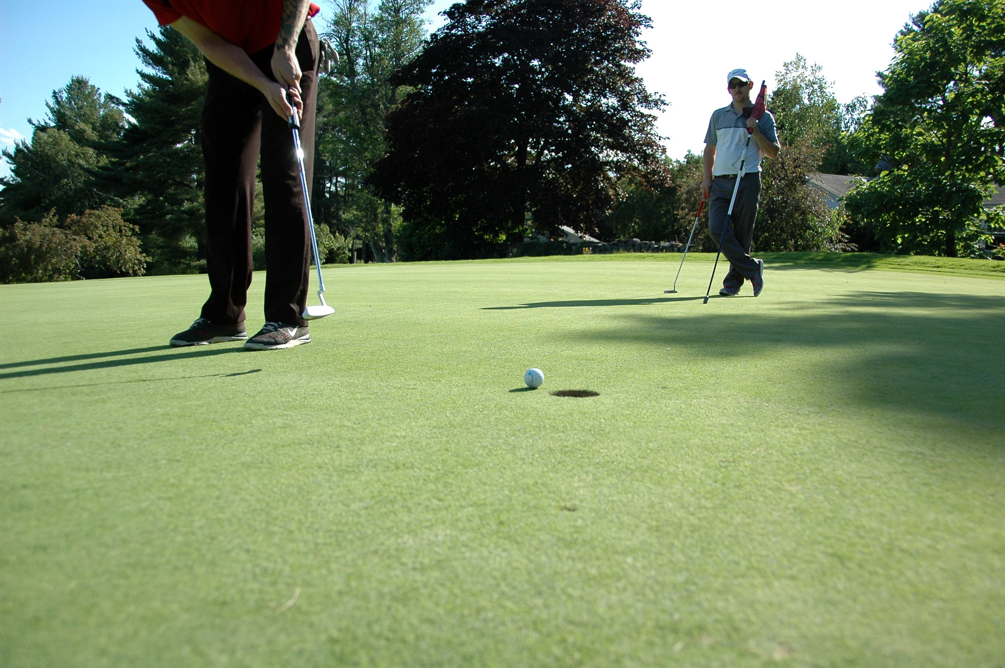 Nikon D70 sample photo. Golf course photography